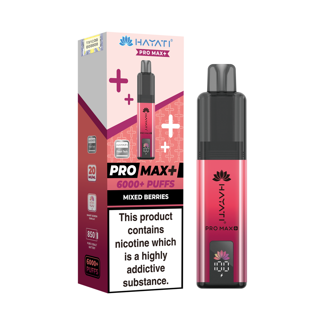 Hayati Pro Max+ 6K Prefilled Pod Kit 20mg | UK Duty Stamped