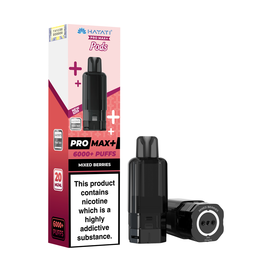 Hayati Pro Max+ 6K Prefilled Pods 20mg | UK Duty Stamped