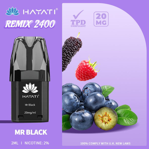 Hayati® Remix 2400 Pods (20mg)