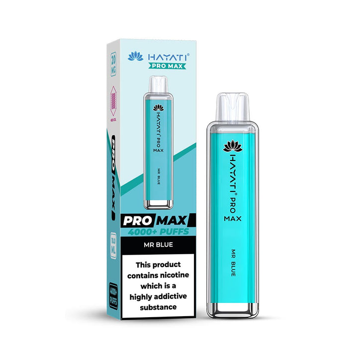 Hayati® Pro Max Disposable 4000+ Vape Kit Puffs (20mg)
