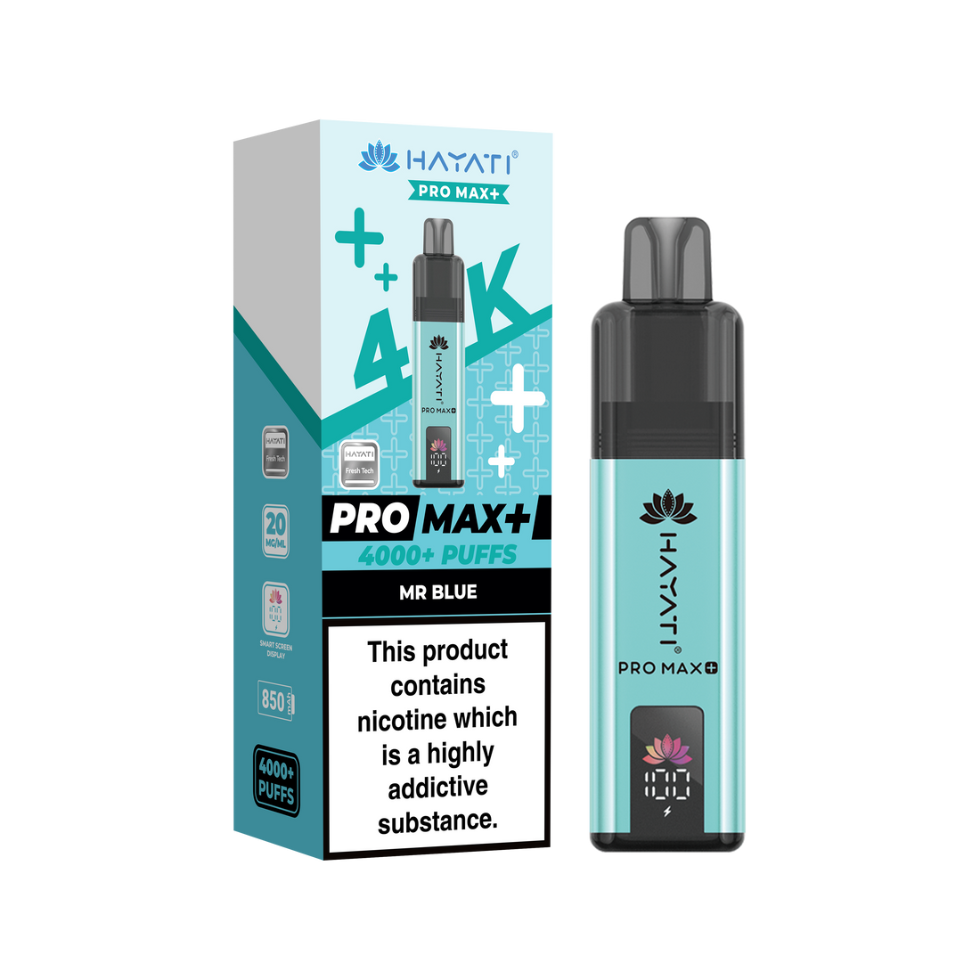 Hayati® Pro Max+ 4000+ Vape Kit (20mg)