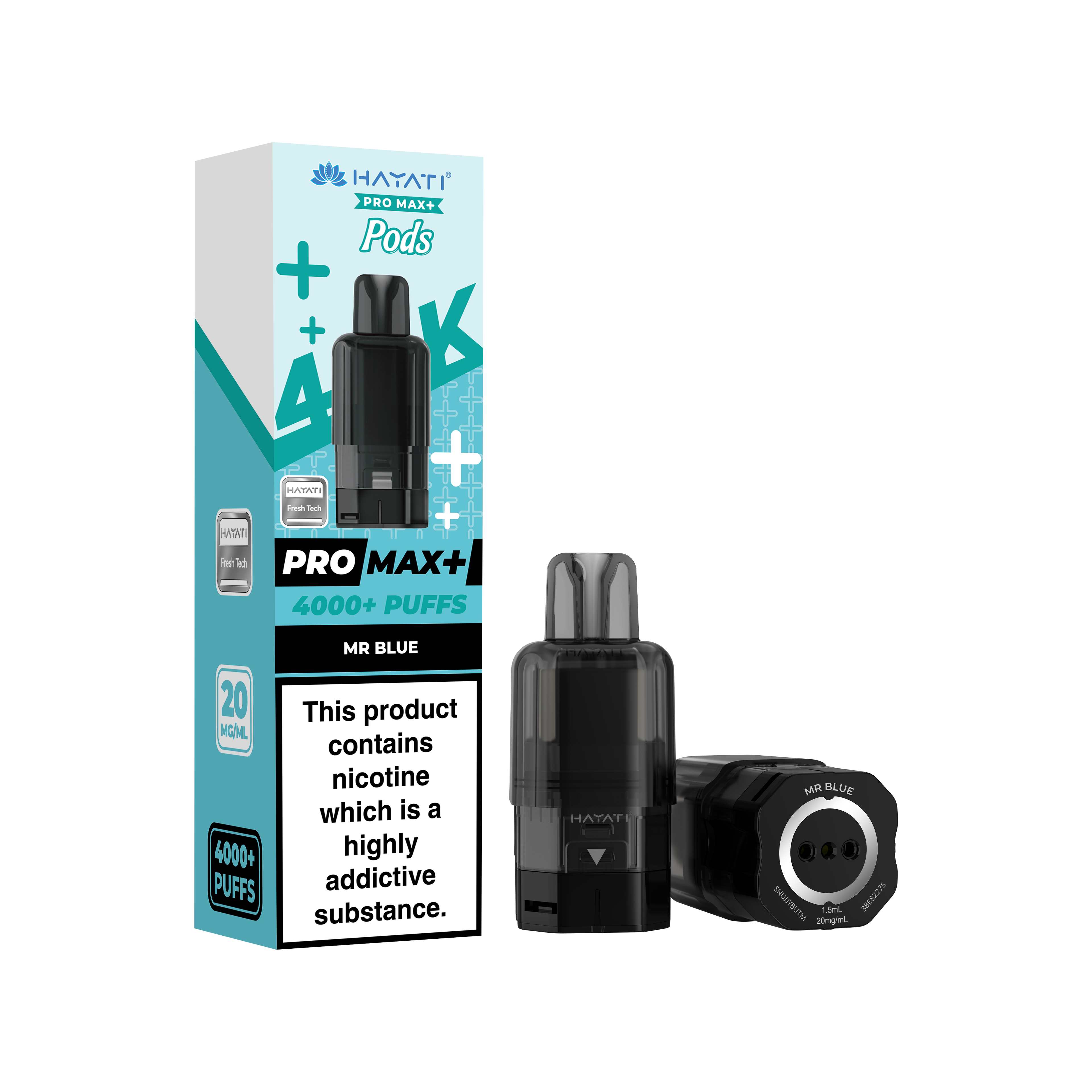 Hayati® Pro Max+ 4000+ Pods (20mg)