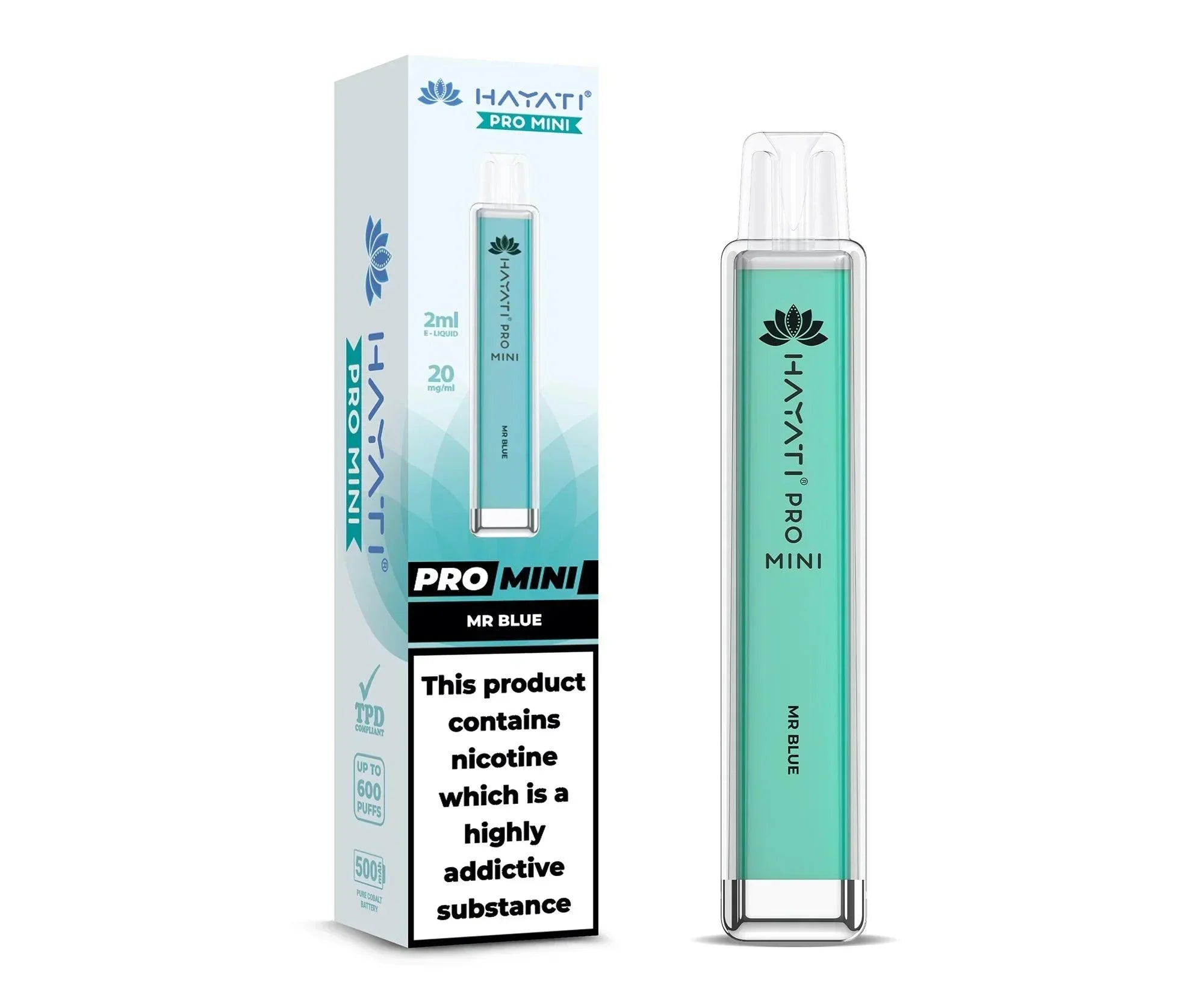 Hayati® Pro Mini 600+ Vape Kit (20mg)