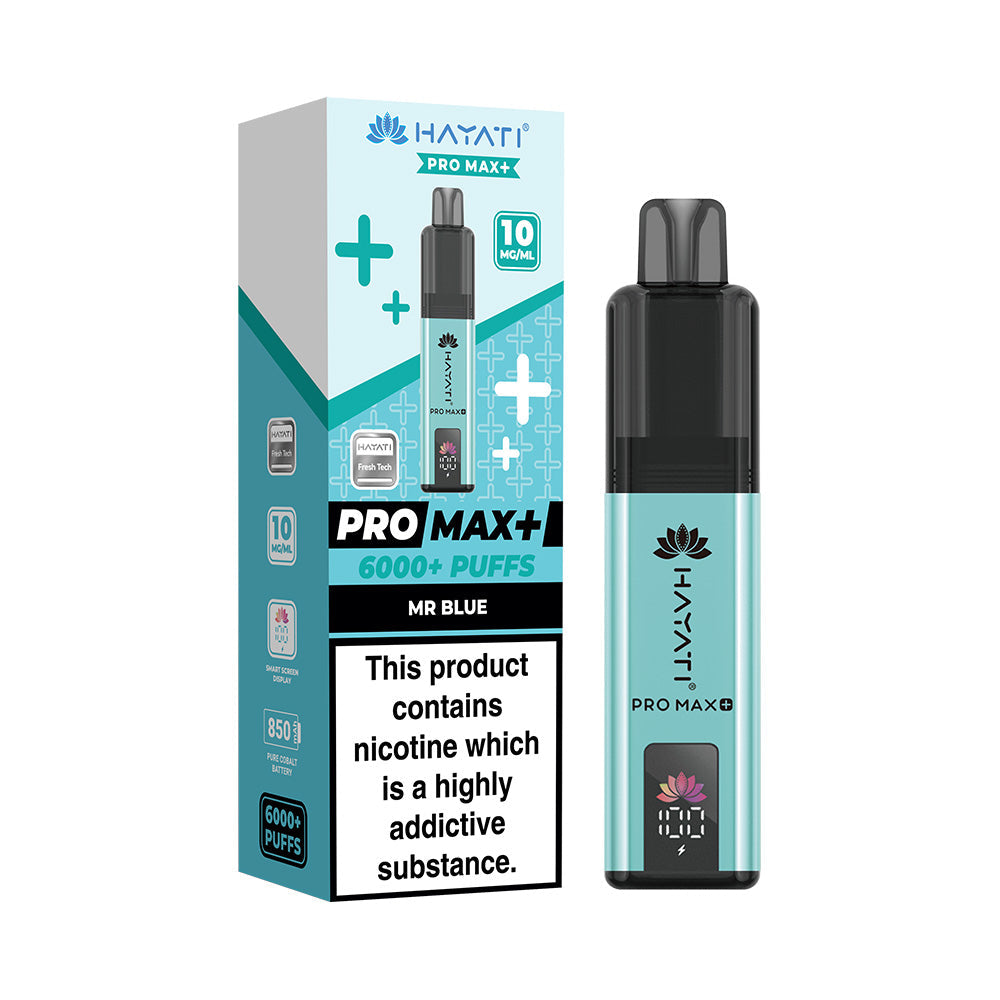 Hayati® Pro Max+ 6000+ (10mg) Vape Kit