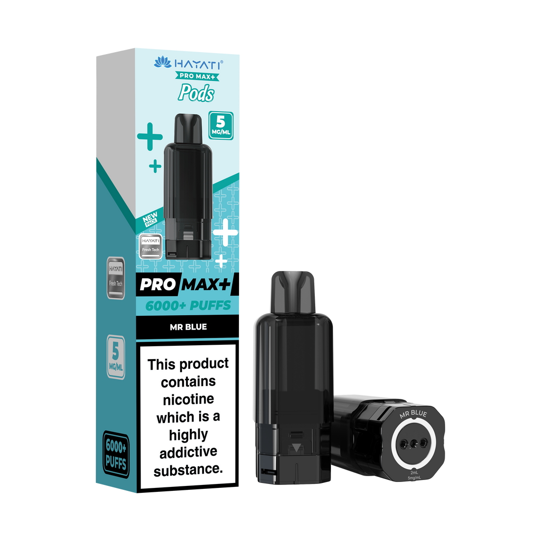 Hayati® Pro Max+ 6000+ Pods (5mg)