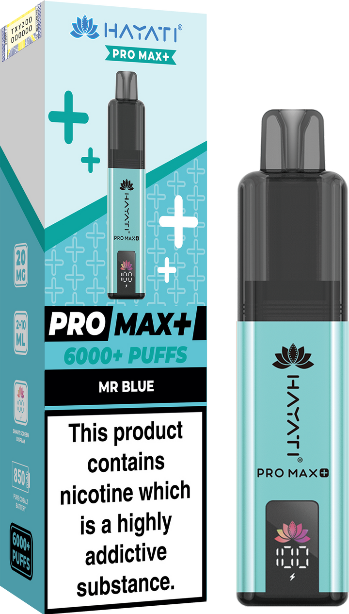 Hayati Pro Max+ 6K Prefilled Pod Kit 20mg | UK Duty Stamped