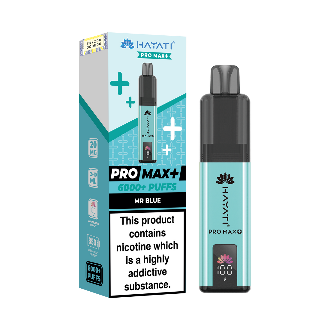 Hayati Pro Max+ 6K Prefilled Pod Kit 20mg | UK Duty Stamped