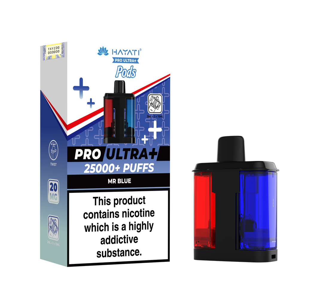 Hayati Pro Ultra+ 25K Prefilled Pods 20mg | UK Duty Stamped