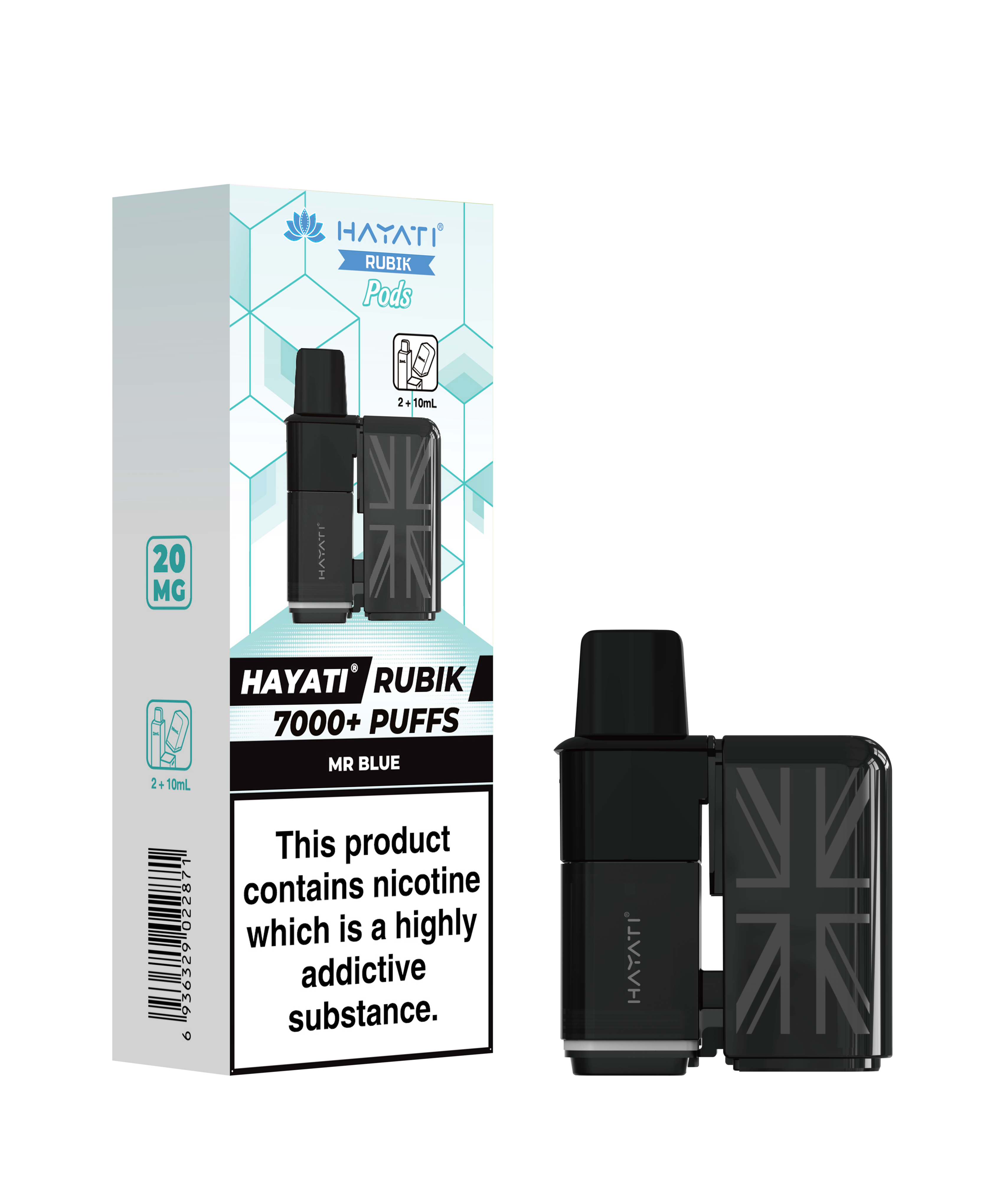 Hayati® Rubik Refillable Pods (20mg)