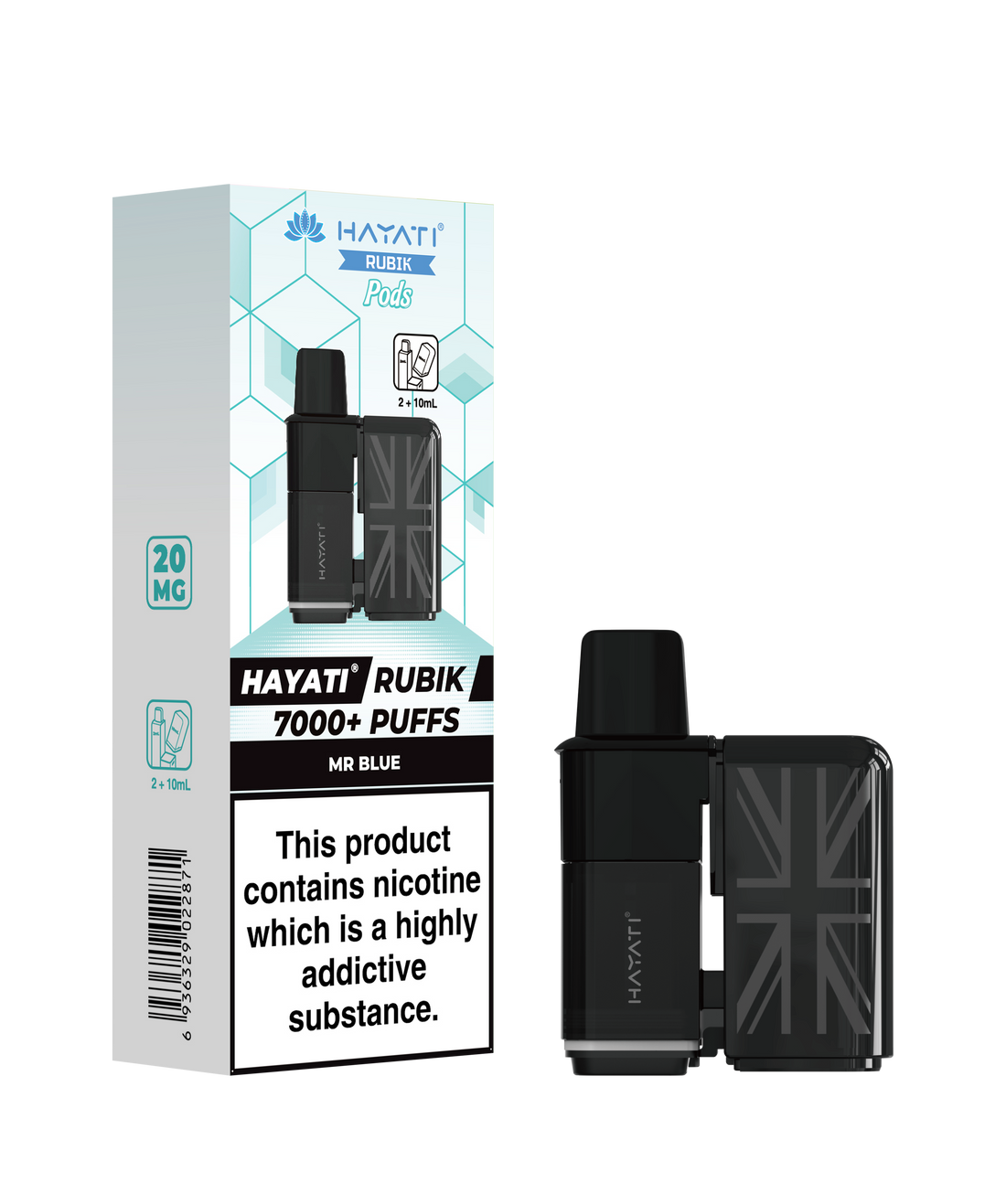 Hayati® Rubik Refillable Pods (20mg)