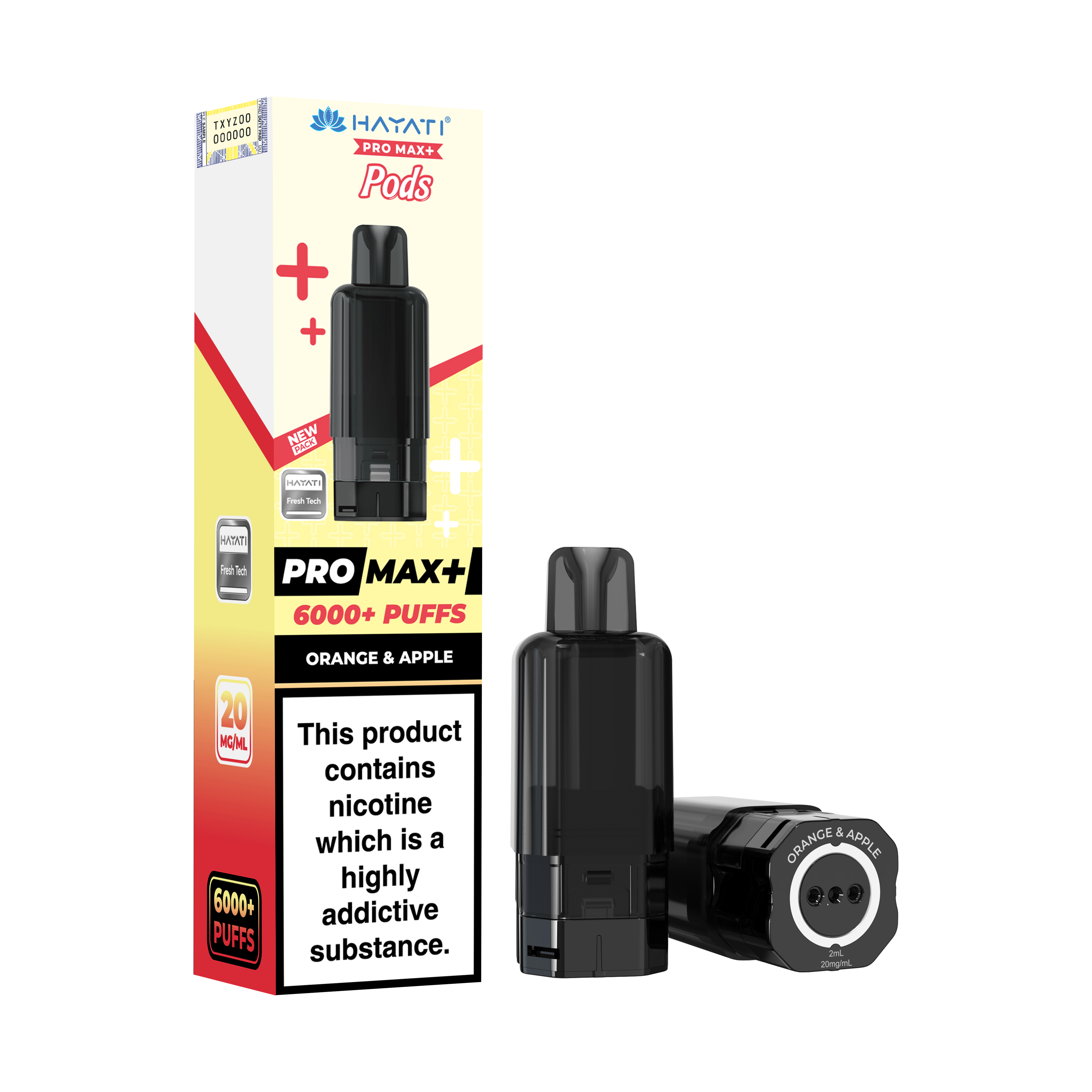 Hayati Pro Max+ 6K Prefilled Pods 20mg | UK Duty Stamped