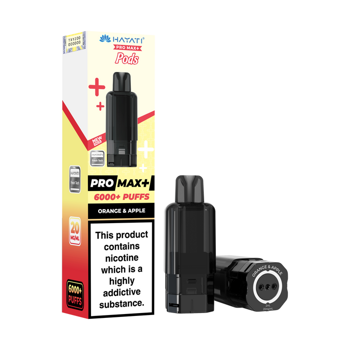 Hayati Pro Max+ 6K Prefilled Pods 20mg | UK Duty Stamped