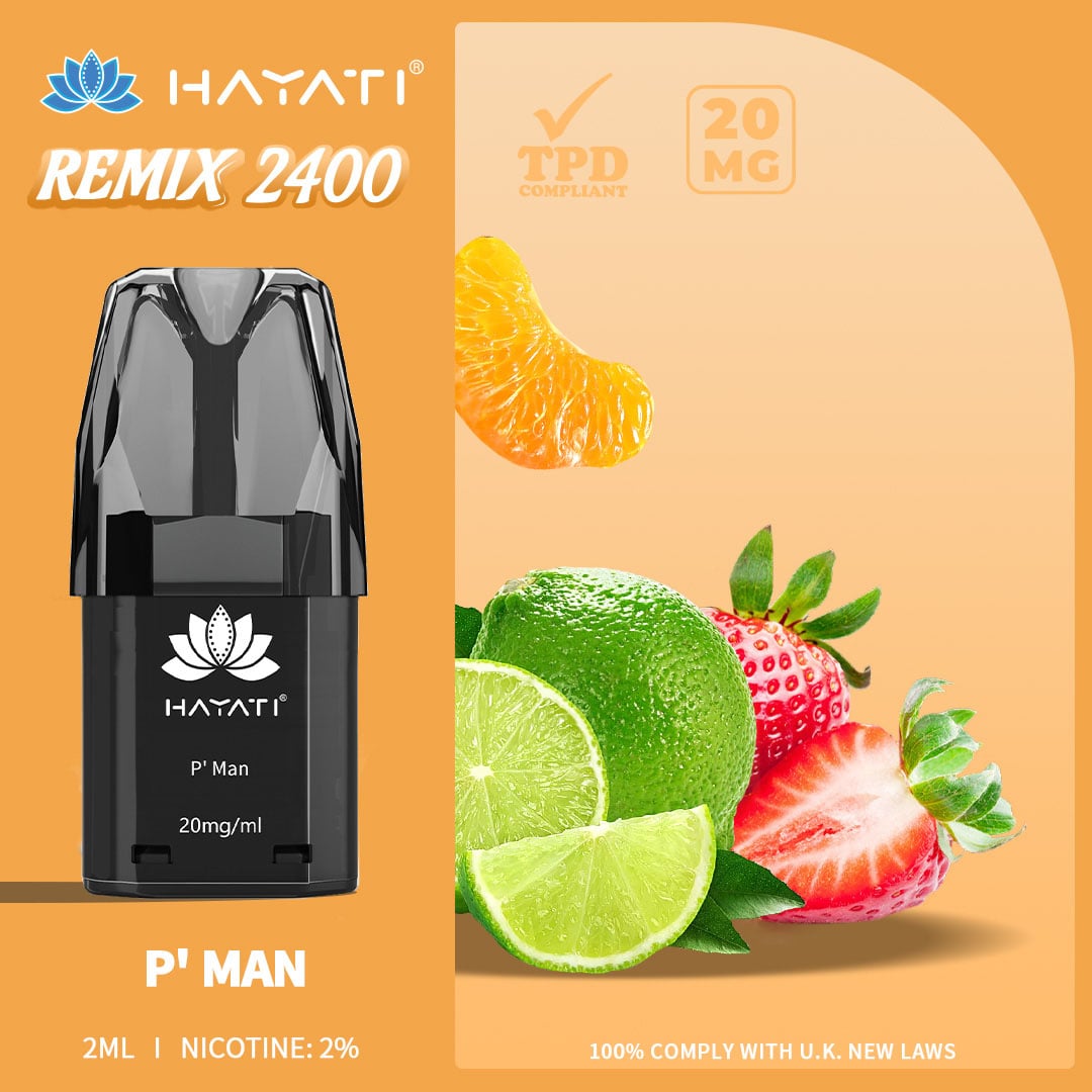 Hayati® Remix 2400 Pods (20mg)