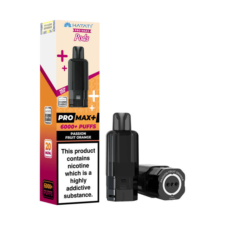 Hayati Pro Max+ 6K Prefilled Pods 20mg | UK Duty Stamped