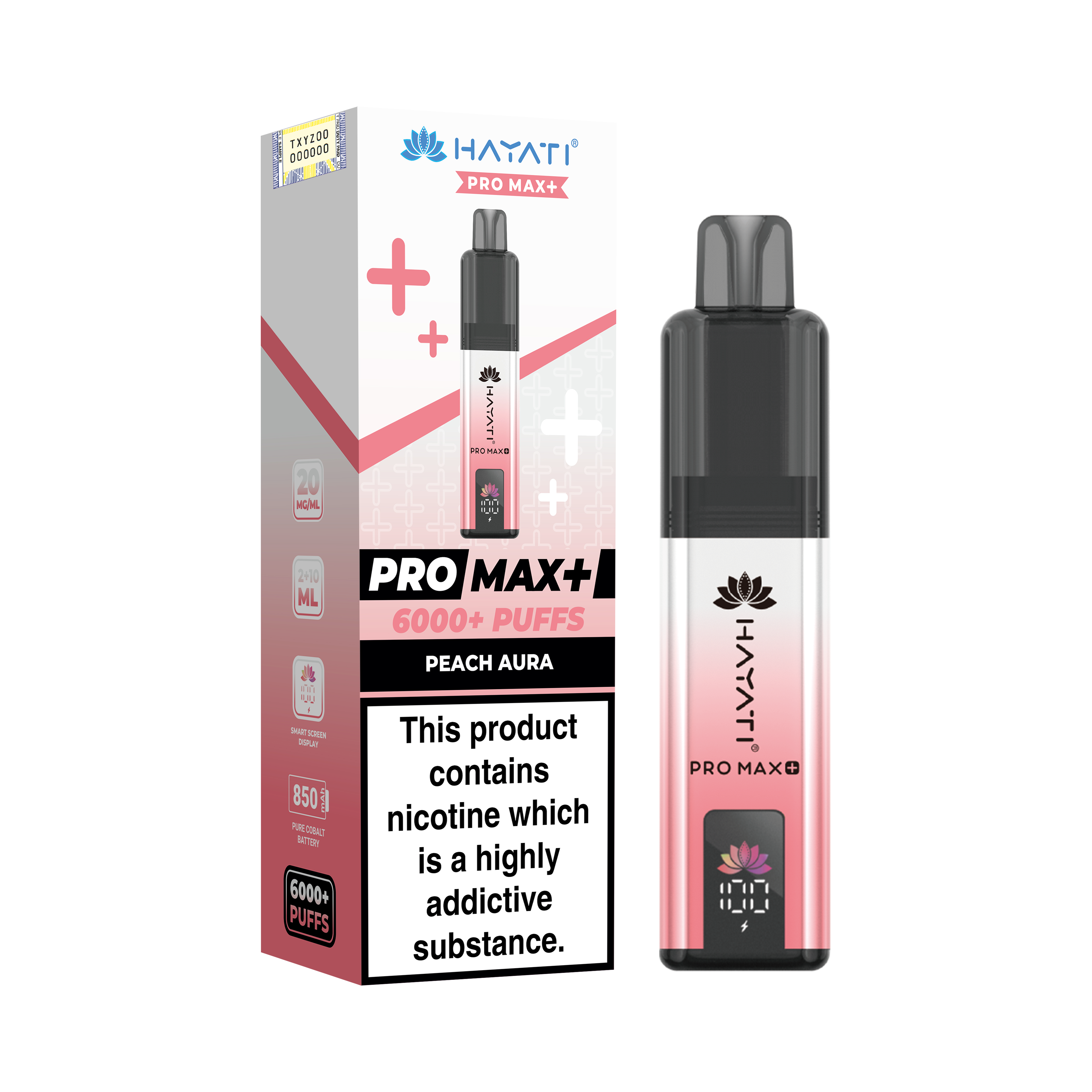 Hayati Pro Max+ 6K Prefilled Pod Kit 20mg | UK Duty Stamped