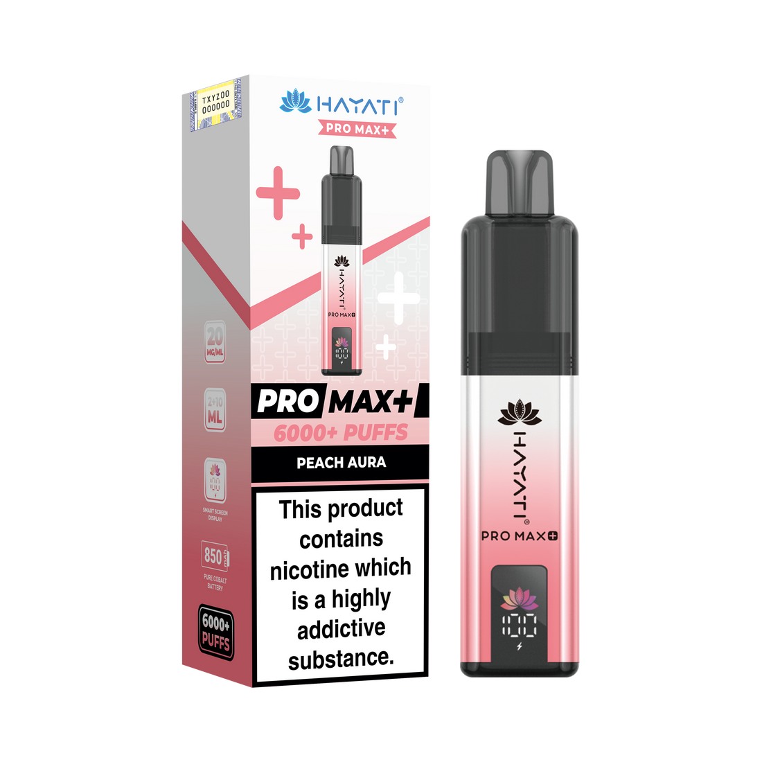Hayati Pro Max+ 6K Prefilled Pod Kit 20mg | UK Duty Stamped