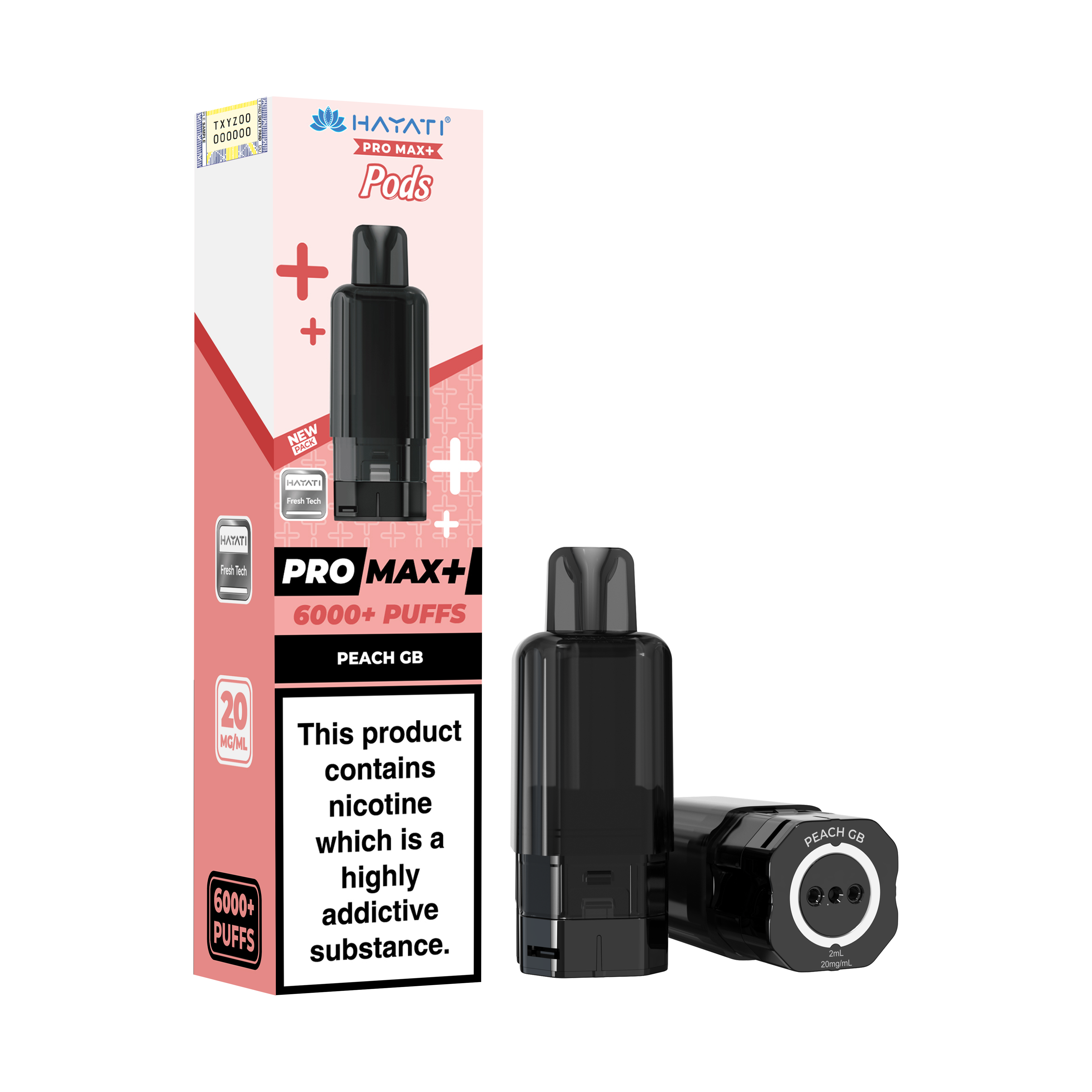 Hayati Pro Max+ 6K Prefilled Pods 20mg | UK Duty Stamped