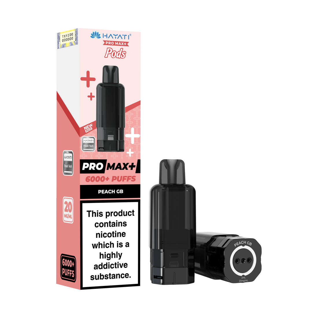 Hayati Pro Max+ 6K Prefilled Pods 20mg | UK Duty Stamped