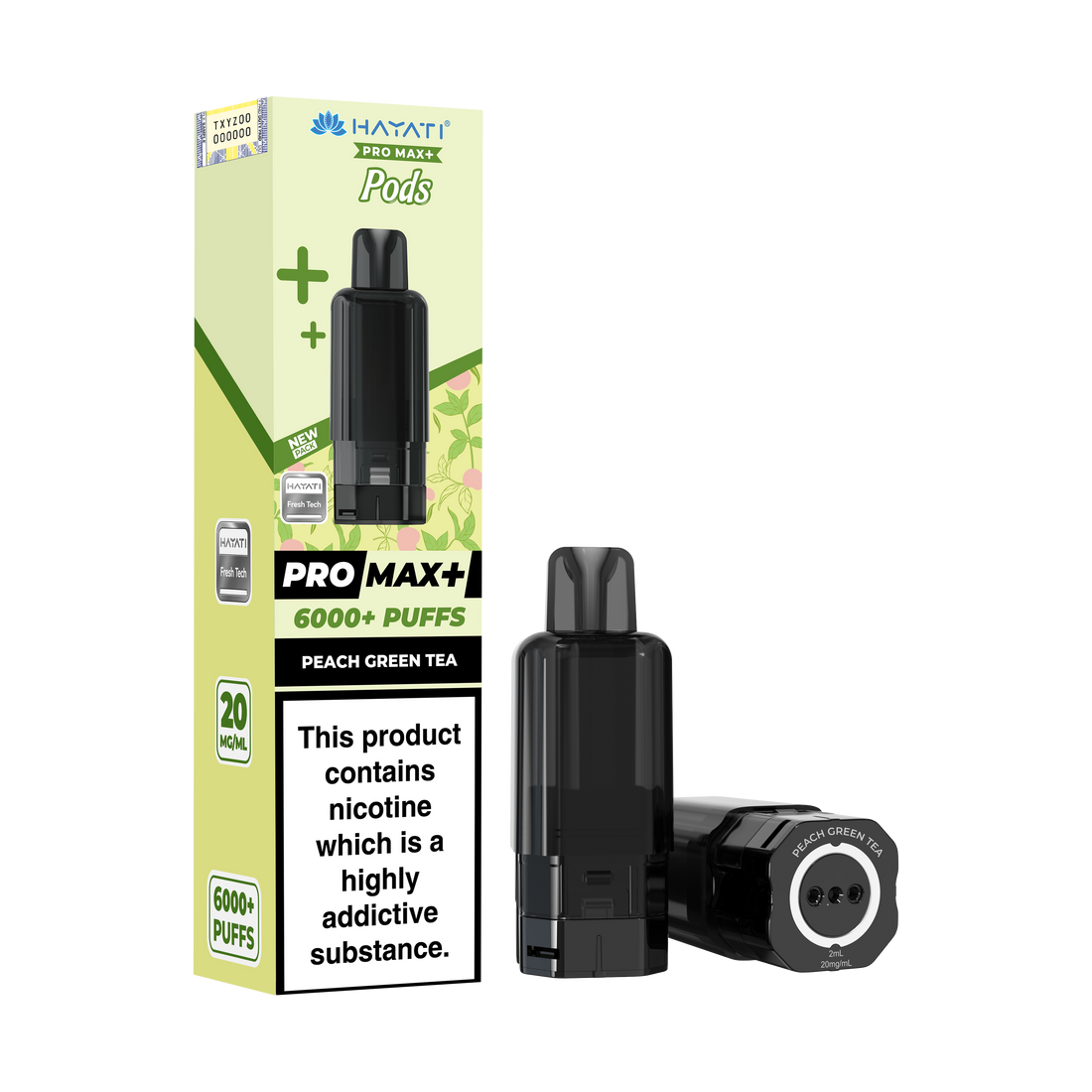 Hayati Pro Max+ 6K Prefilled Pods 20mg | UK Duty Stamped