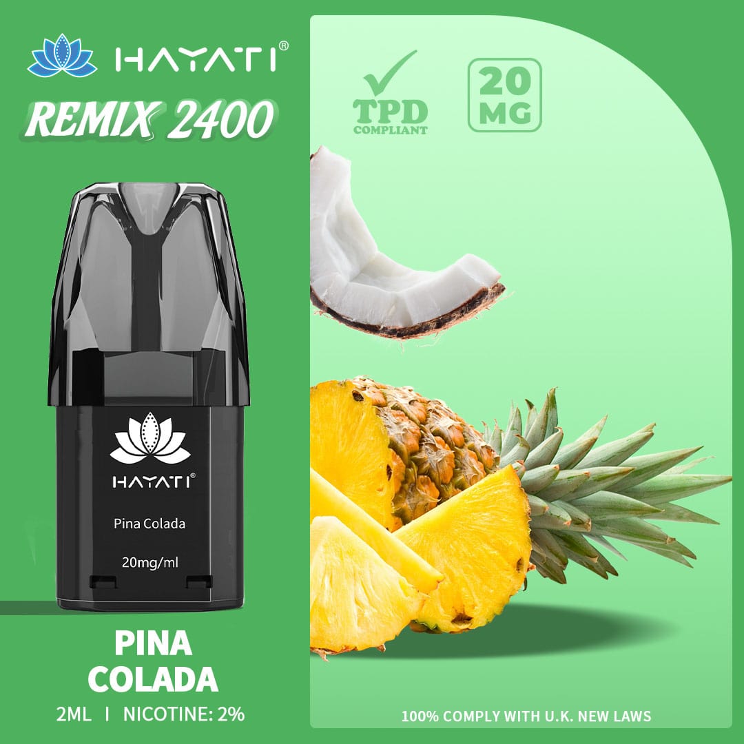 Hayati® Remix 2400 Pods (20mg)