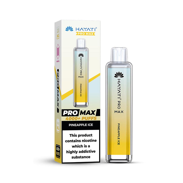Hayati® Pro Max Disposable 4000+ Vape Kit Puffs (20mg)