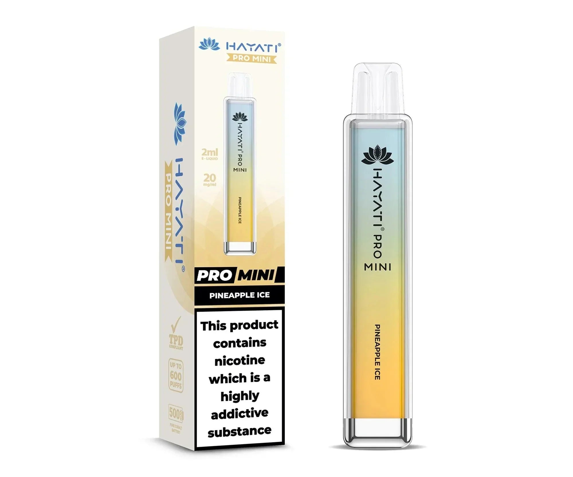 Hayati® Pro Mini 600+ Vape Kit (20mg)