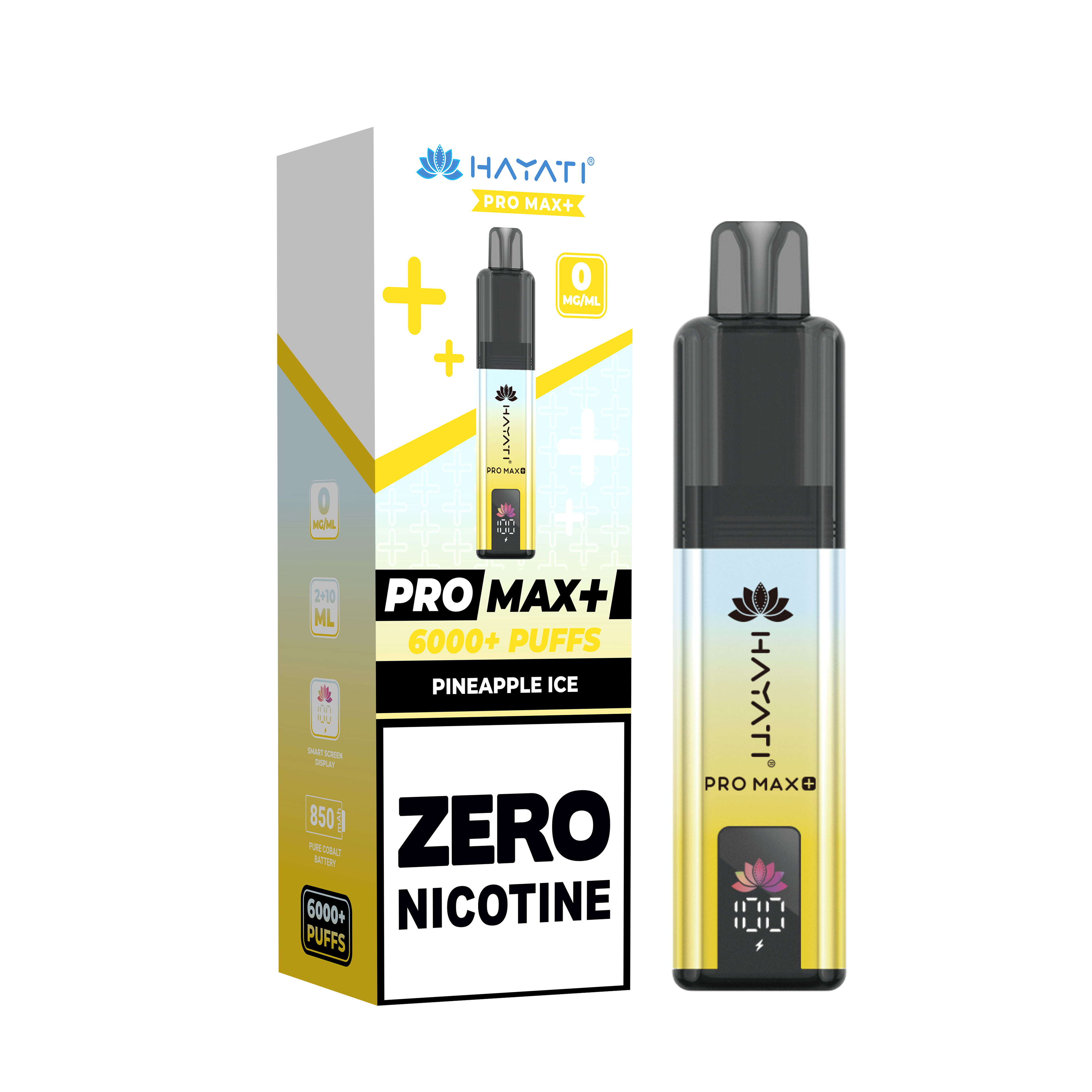 Hayati® Pro Max 6000 Plus Vape Kit ZERO (0mg)