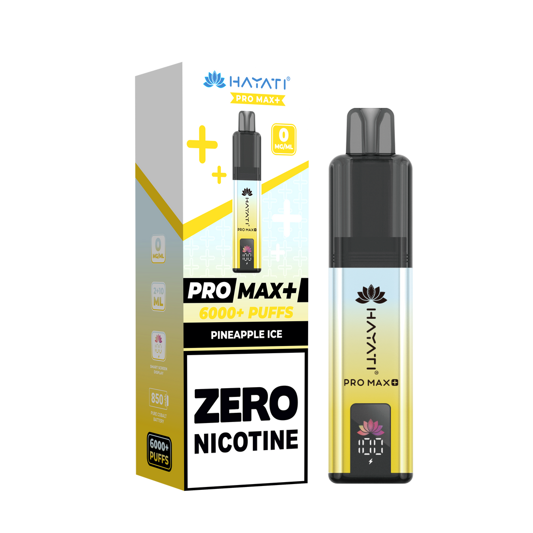 Hayati® Pro Max 6000 Plus Vape Kit ZERO (0mg)