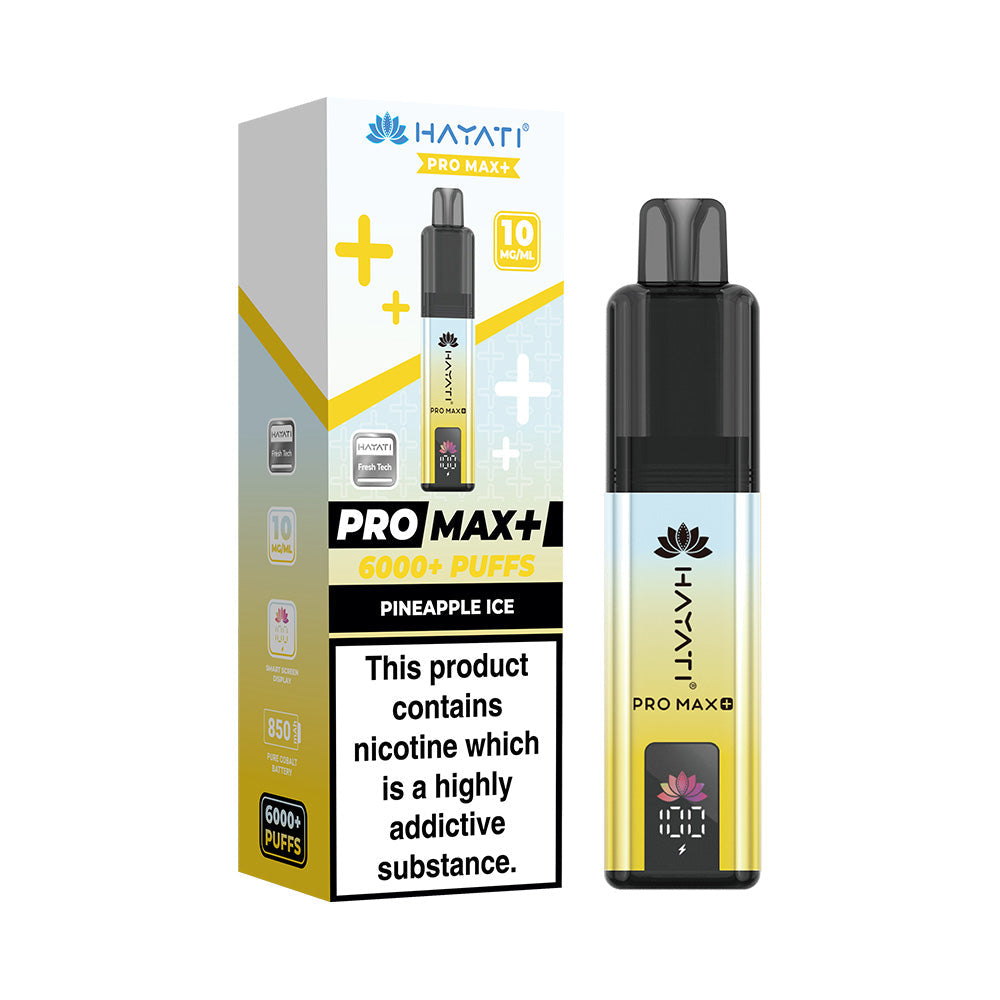 Hayati® Pro Max+ 6000+ (10mg) Vape Kit