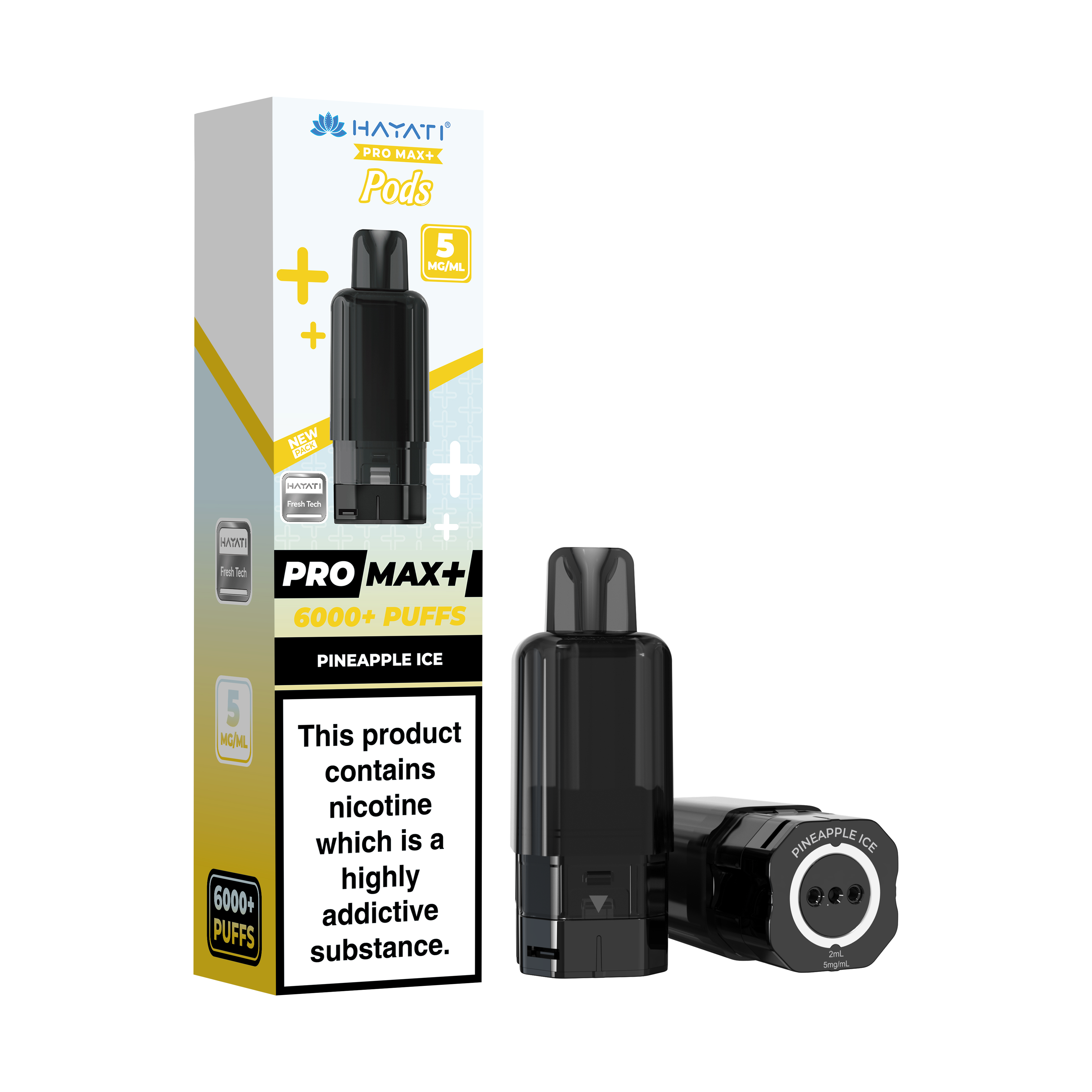 Hayati® Pro Max+ 6000+ Pods (5mg)