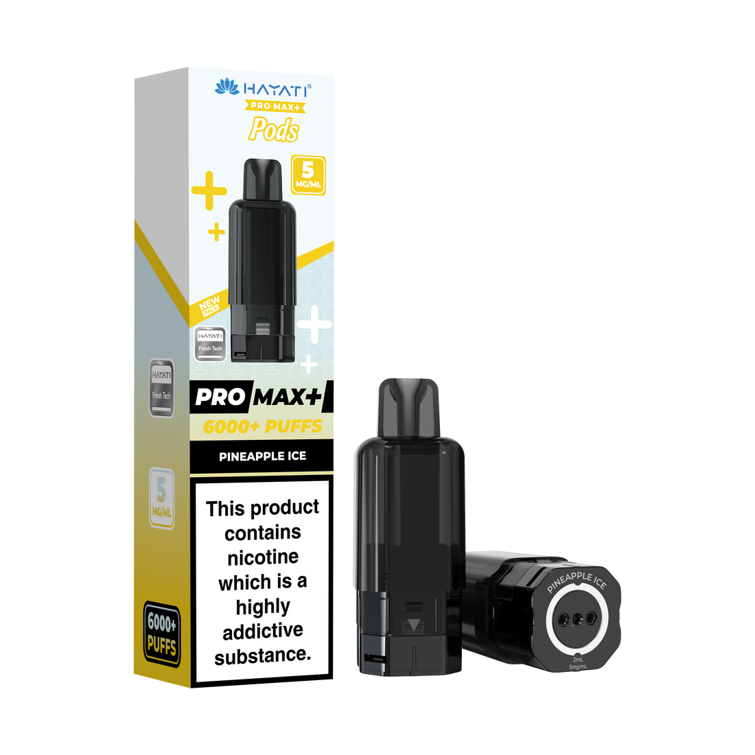Hayati® Pro Max+ 6000+ Pods (5mg)