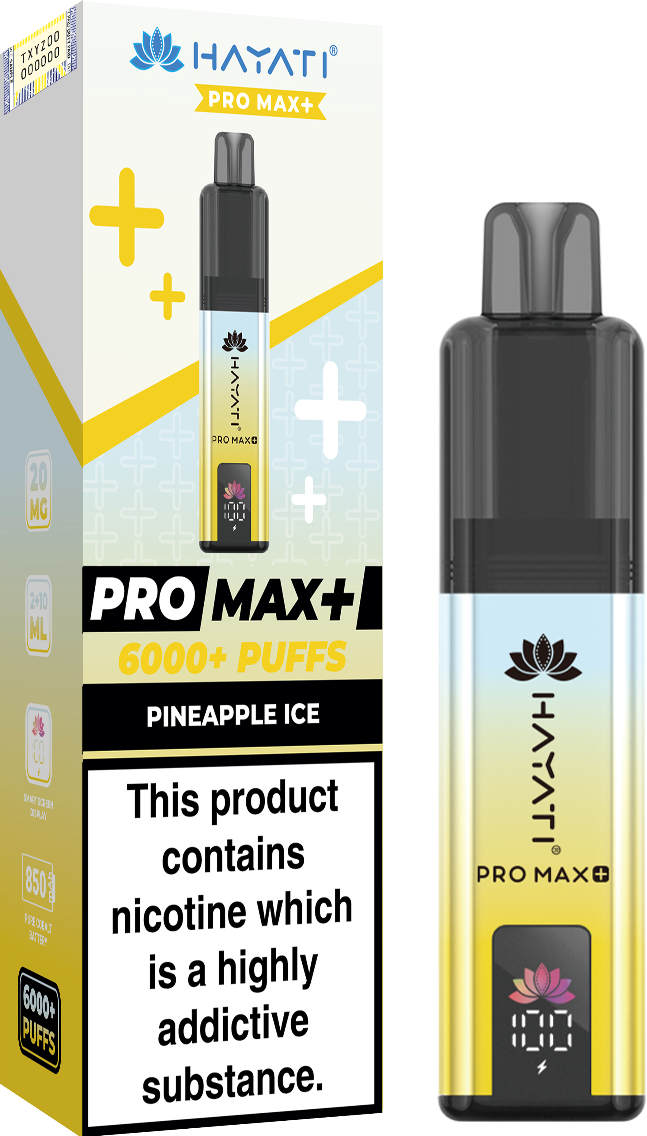 Hayati Pro Max+ 6K Prefilled Pod Kit 20mg | UK Duty Stamped