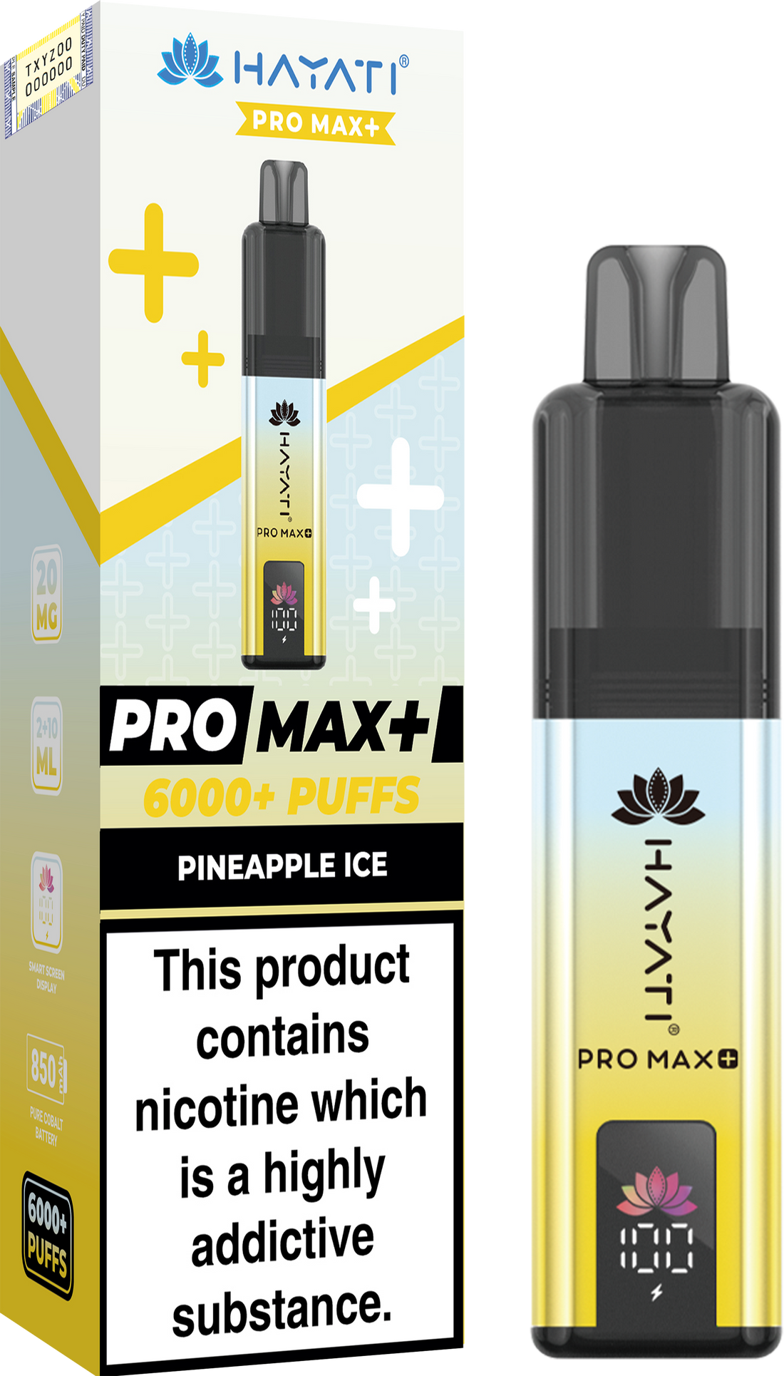 Hayati Pro Max+ 6K Prefilled Pod Kit 20mg | UK Duty Stamped