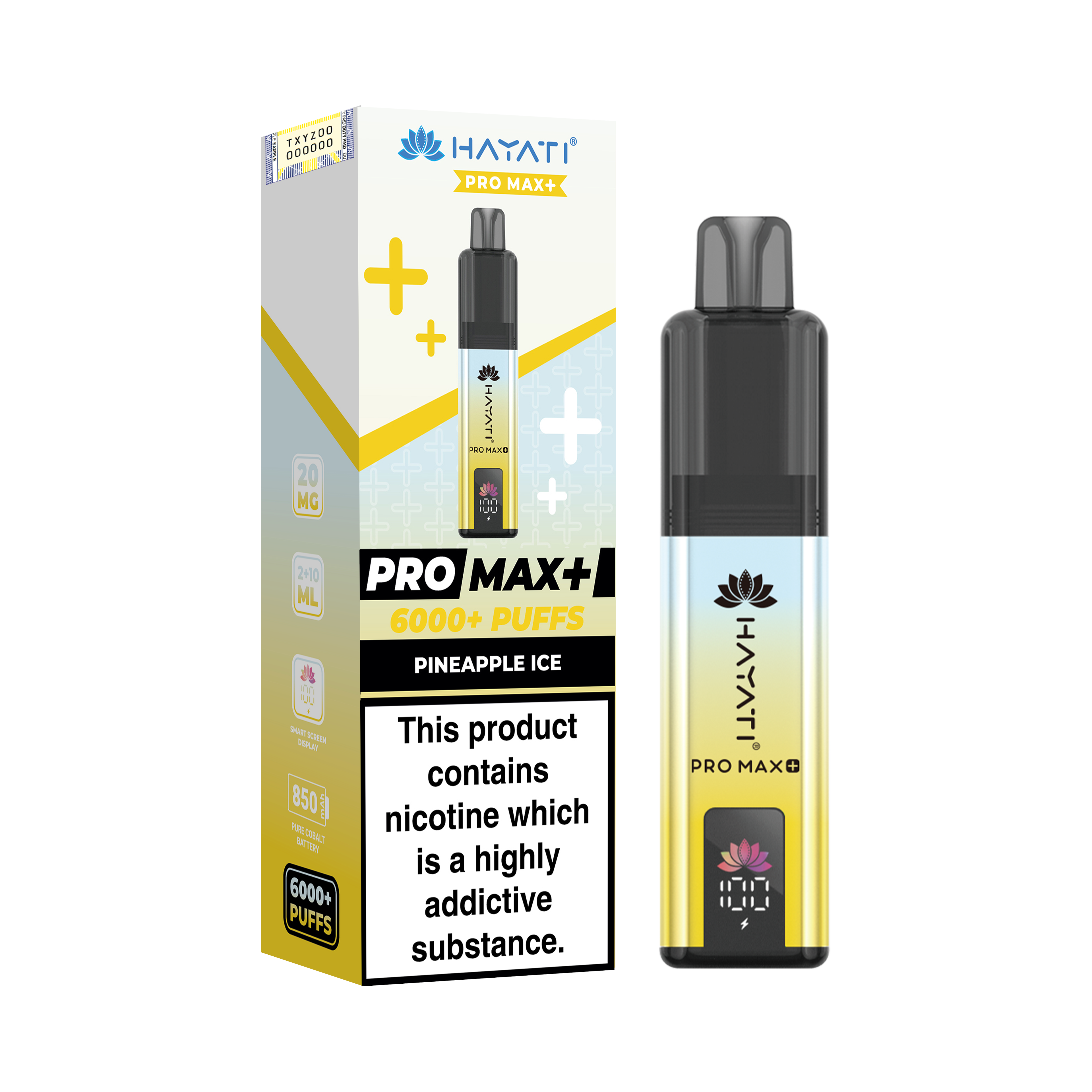 Hayati Pro Max+ 6K Prefilled Pod Kit 20mg | UK Duty Stamped