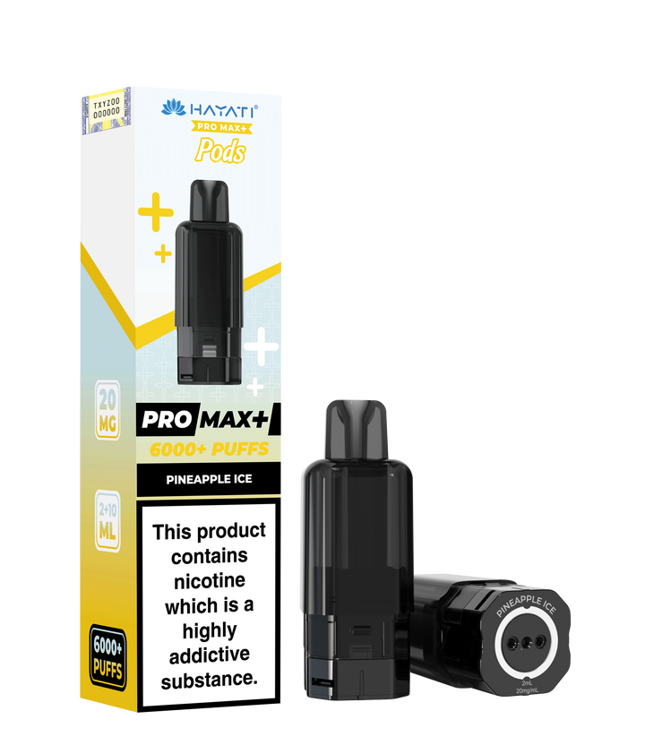 Hayati Pro Max+ 6K Prefilled Pods 20mg | UK Duty Stamped