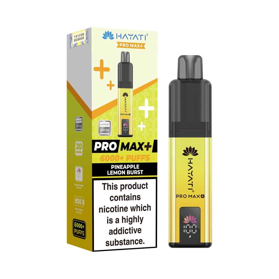 Hayati Pro Max+ 6K Prefilled Pod Kit 20mg | UK Duty Stamped