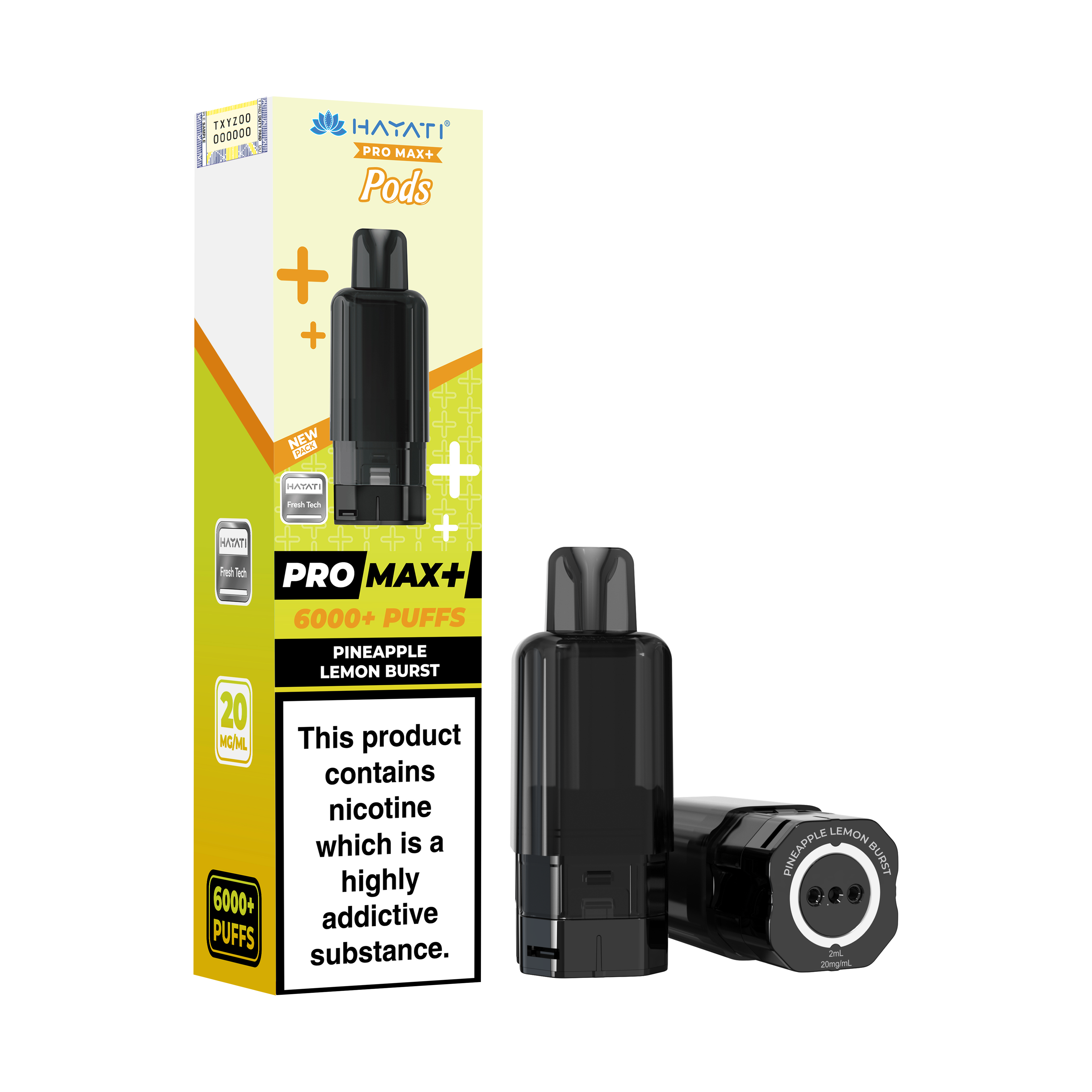 Hayati Pro Max+ 6K Prefilled Pods 20mg | UK Duty Stamped