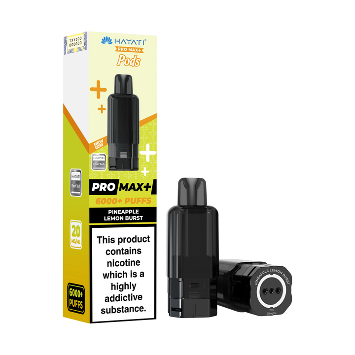 Hayati Pro Max+ 6K Prefilled Pods 20mg | UK Duty Stamped