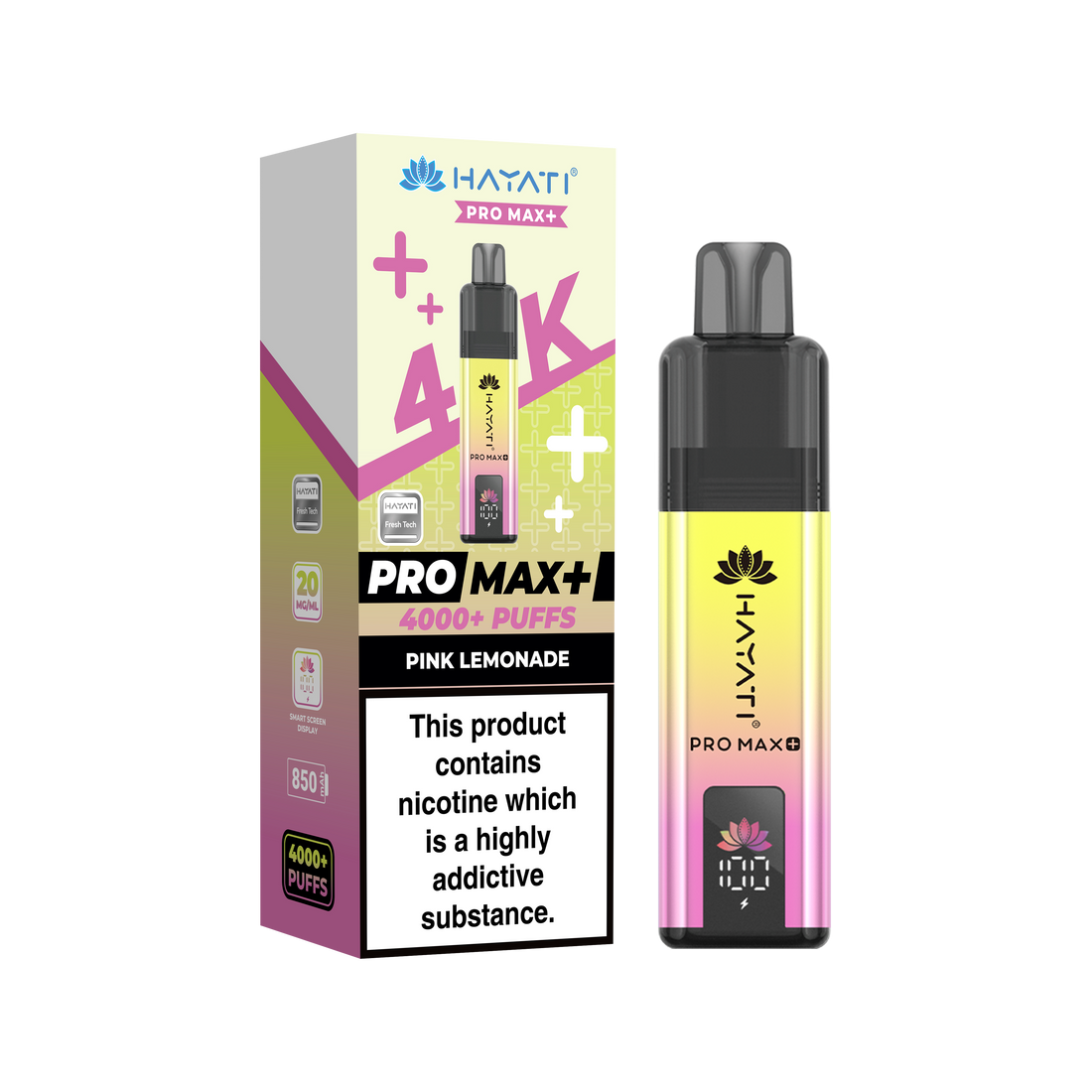 Hayati® Pro Max+ 4000+ Vape Kit (20mg)