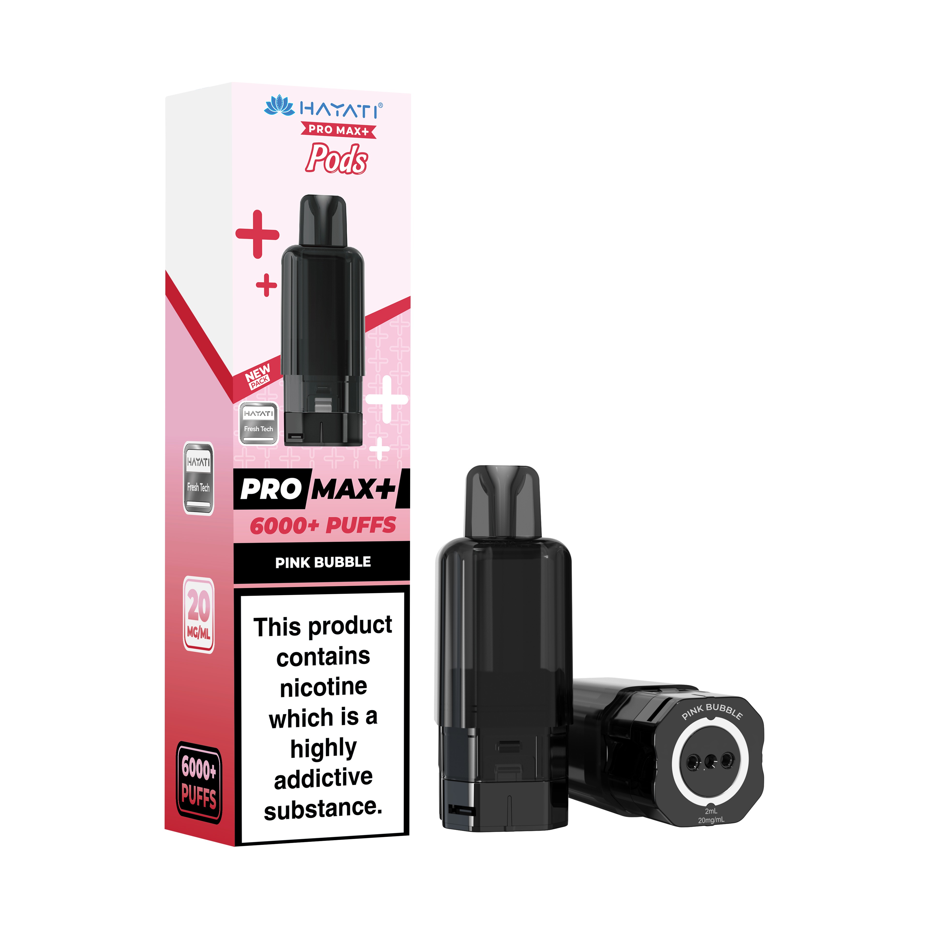 Hayati® Pro Max+ 6000+ Pods (20mg)