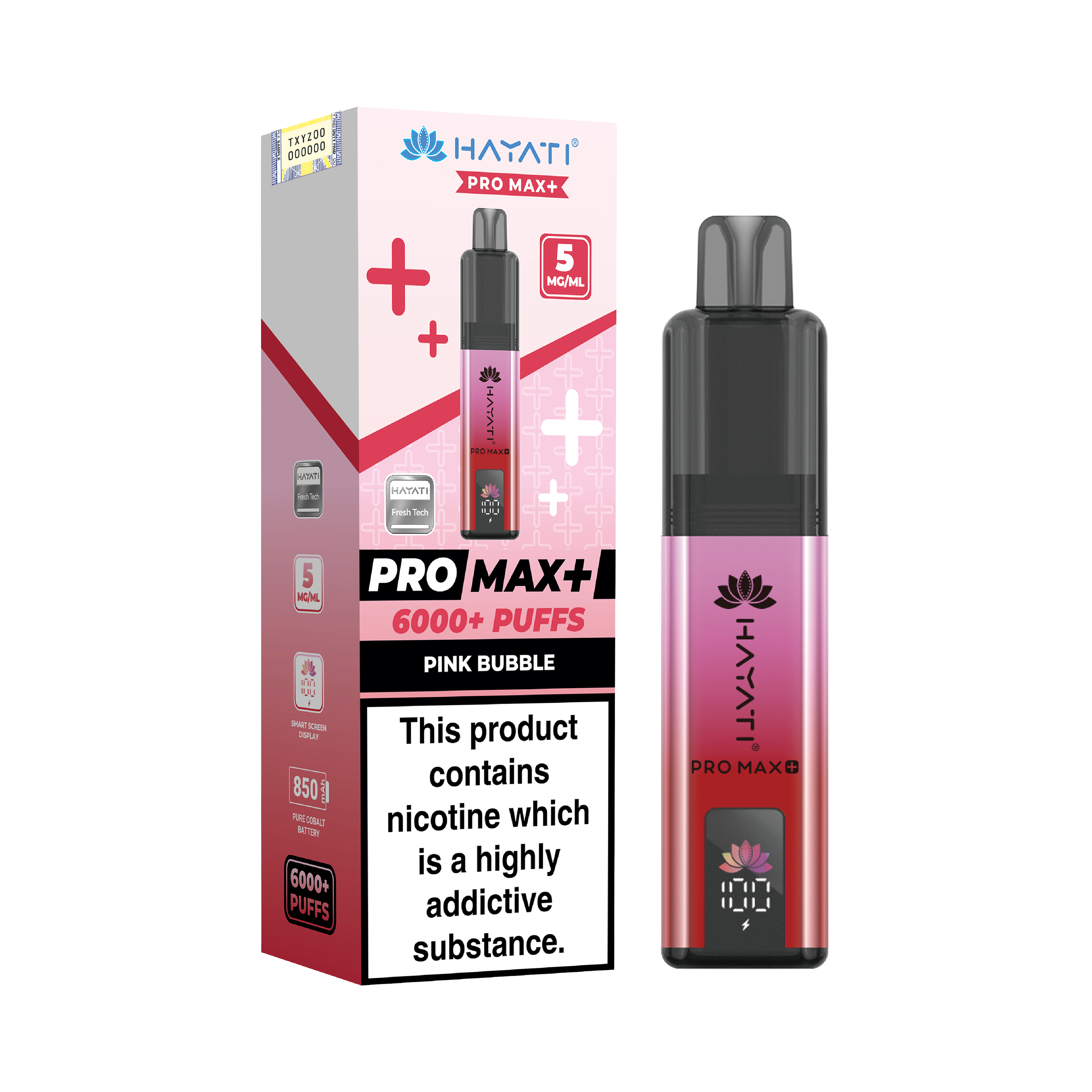 Hayati Pro Max+ 6K Prefilled Pod Kit 20mg | UK Duty Stamped