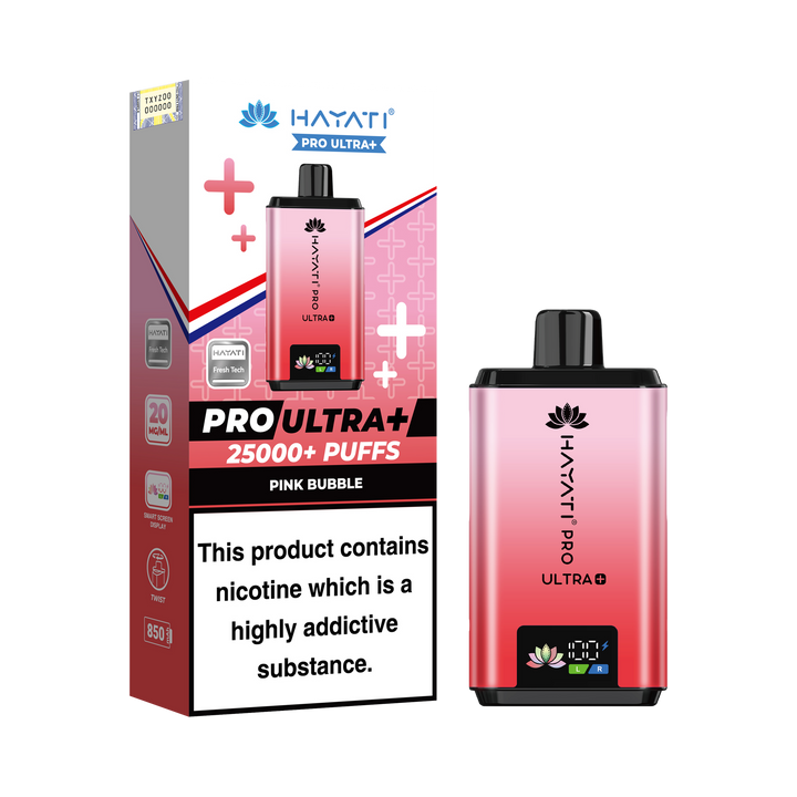 Hayati Pro Ultra+ 25K Prefilled Pod Kit 20mg | UK Duty Stamped