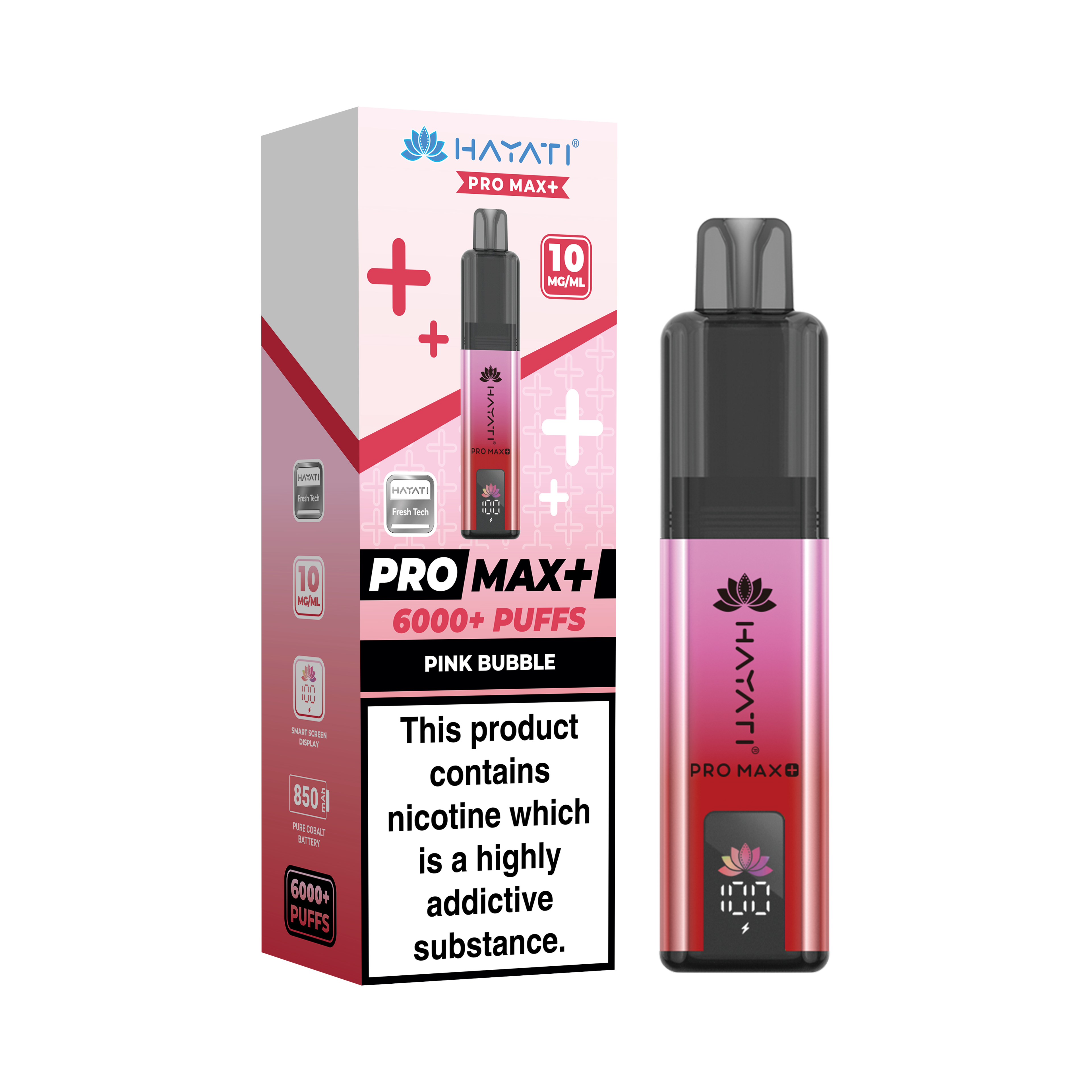Hayati® Pro Max+ 6000+ Vape Kit (10mg)