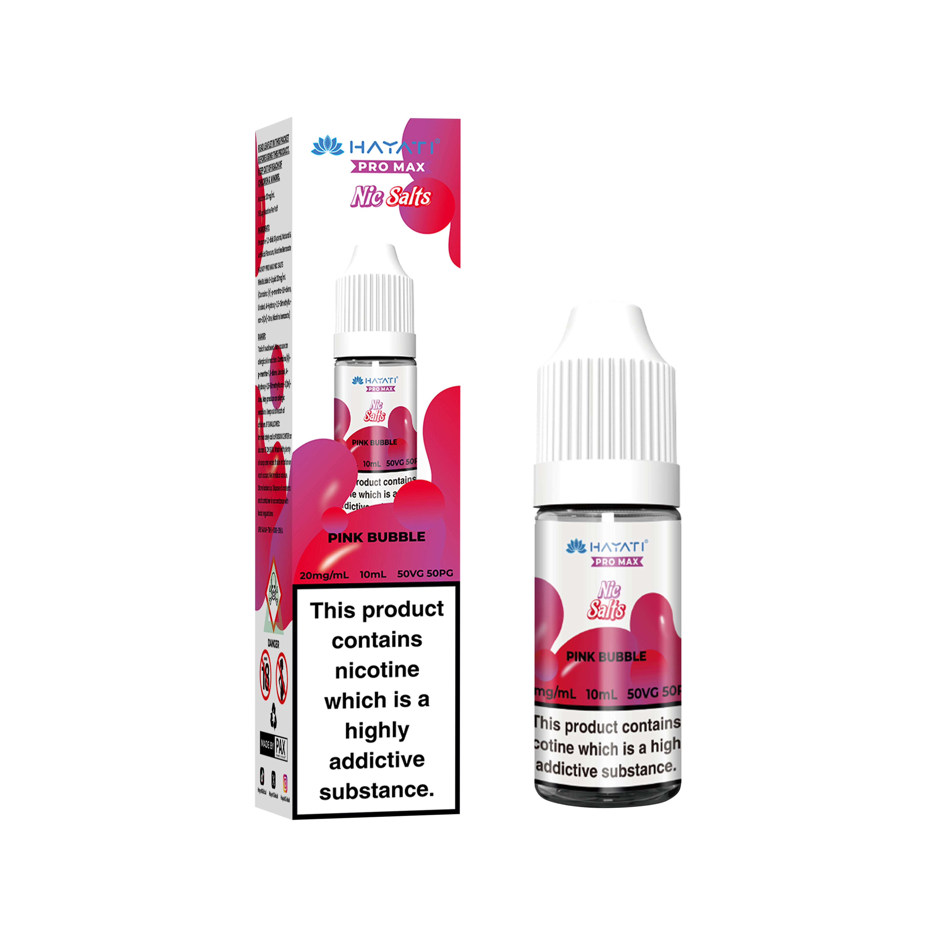 Hayati® Pro Max Nic Salts (20mg)