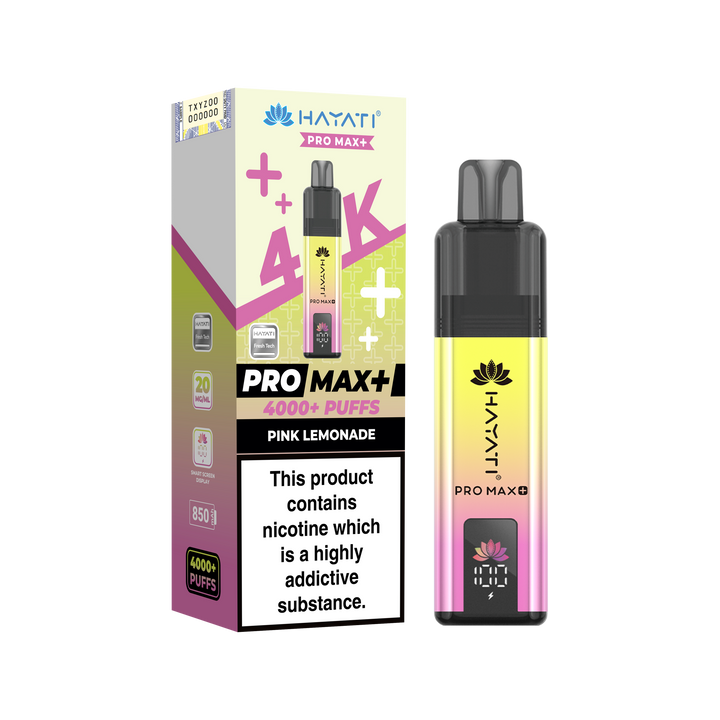 Hayati Pro Max+ 4K Prefilled Pod Kit 20mg | UK Duty Stamped
