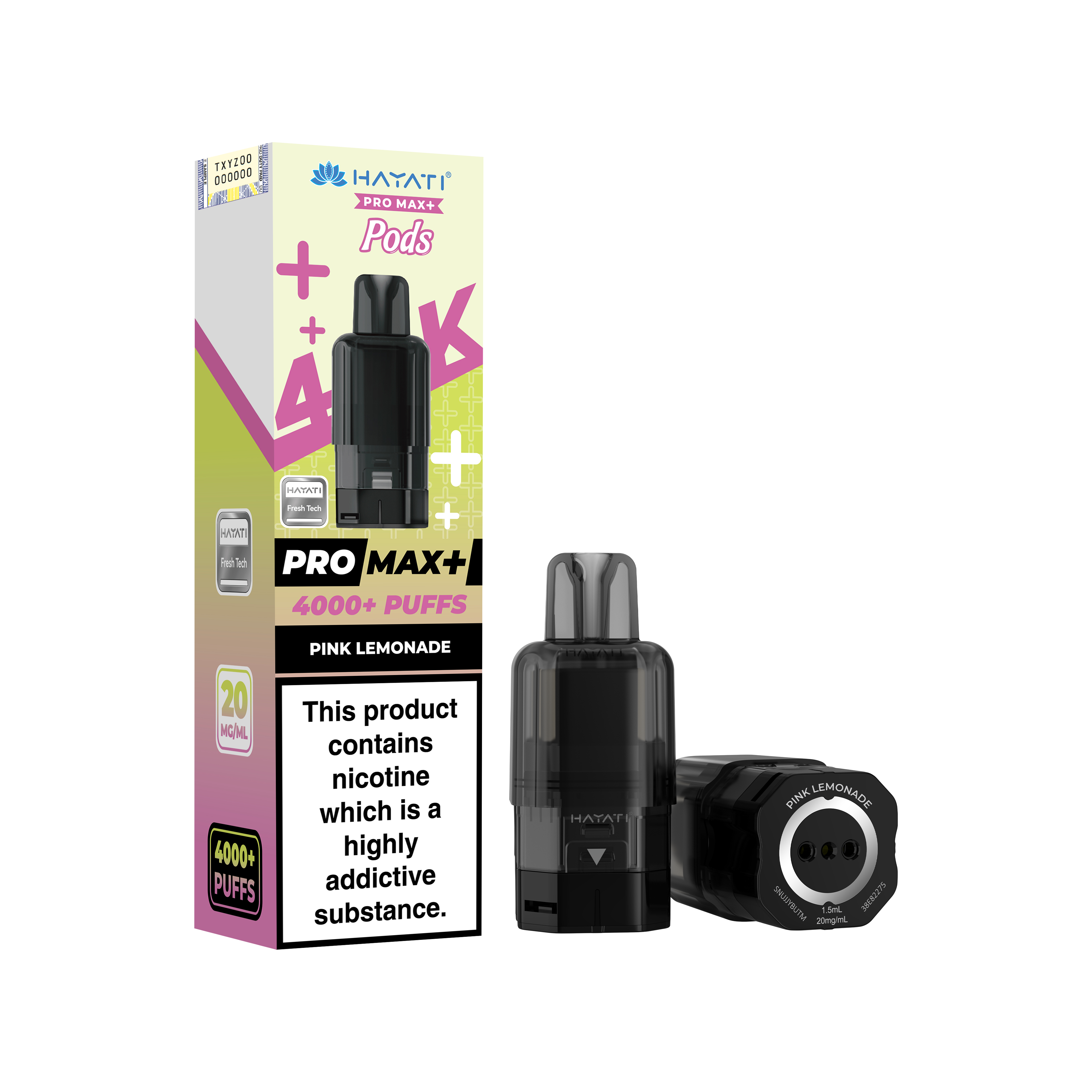 Hayati Pro Max+ 4K Prefilled Pods 20mg | UK Duty Stamped