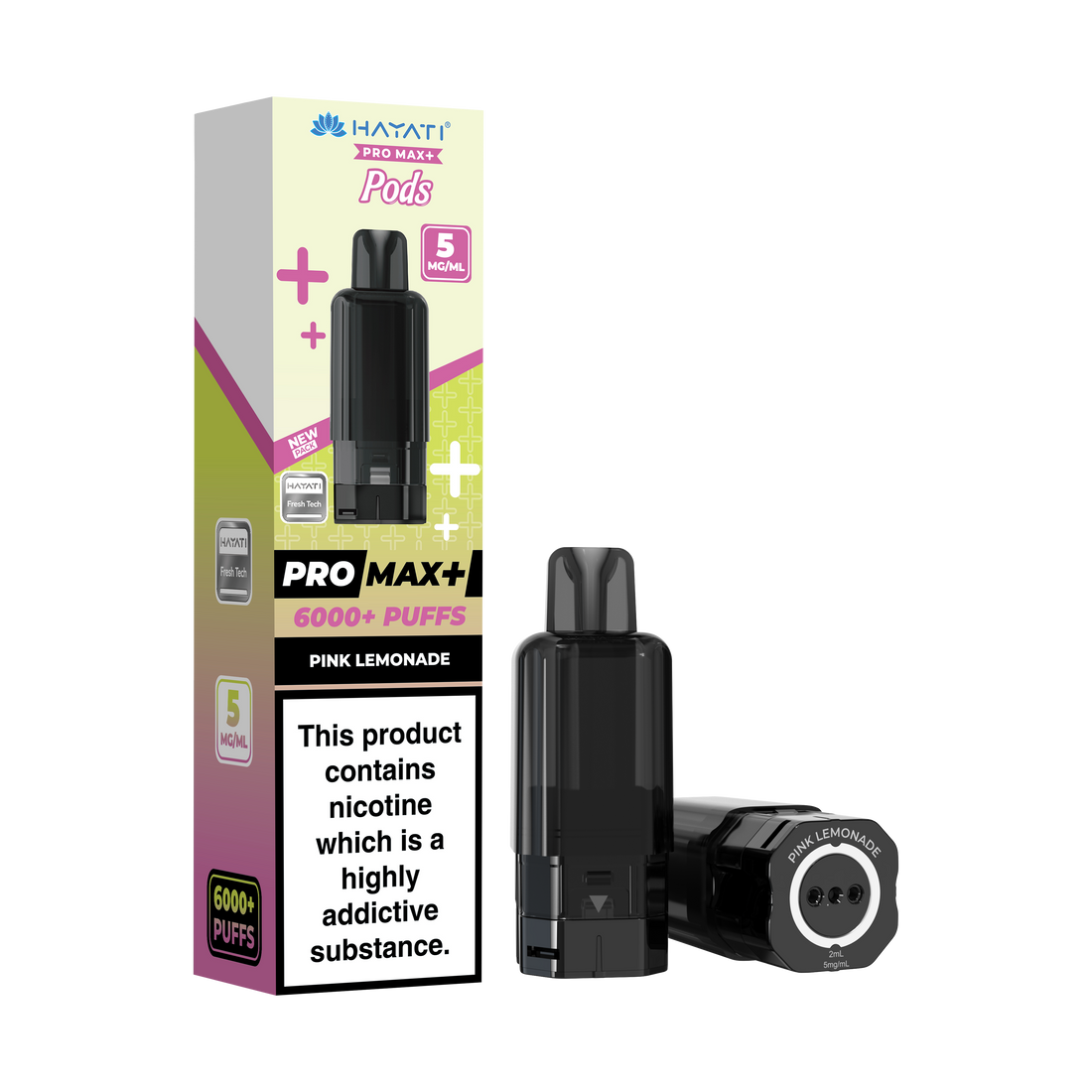 Hayati® Pro Max+ 6000+ Pods (5mg)