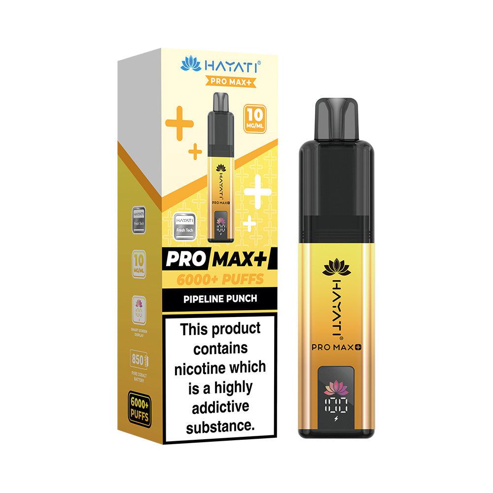 Hayati® Pro Max+ 6000+ (10mg) Vape Kit