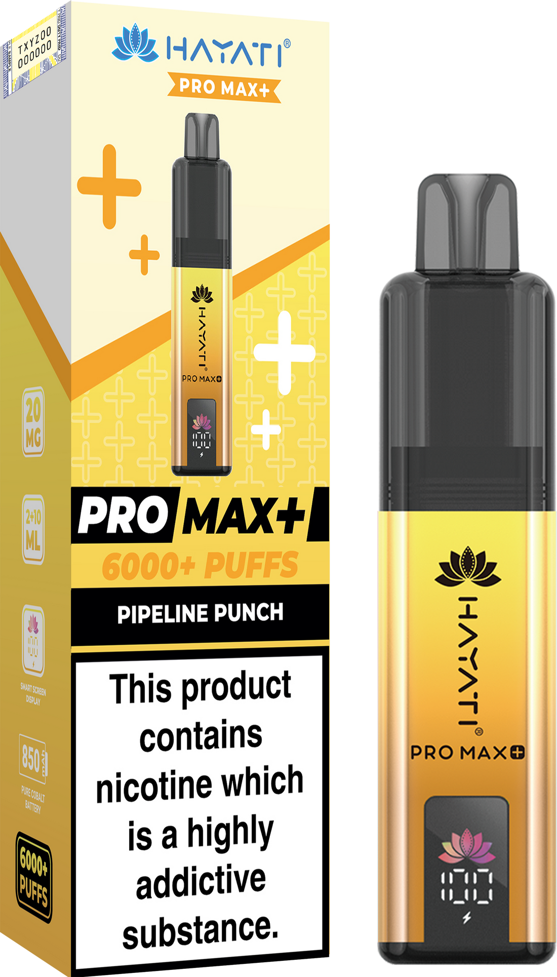 Hayati Pro Max+ 6K Prefilled Pod Kit 20mg | UK Duty Stamped