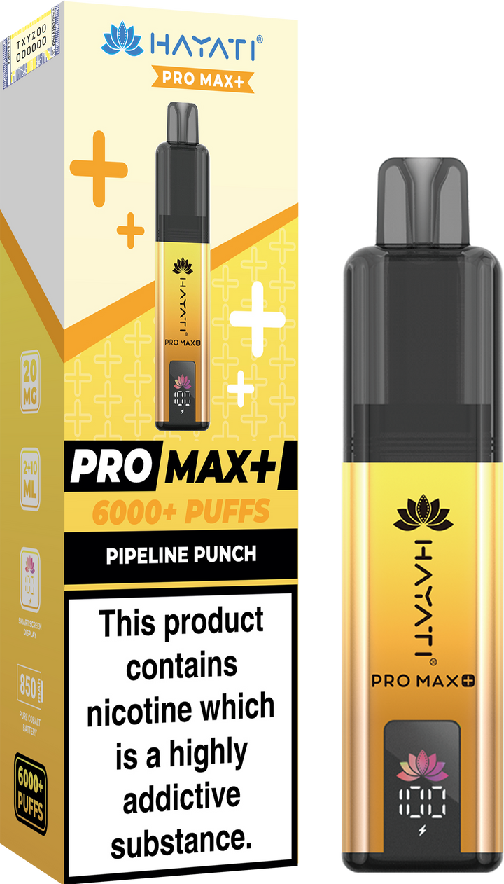 Hayati Pro Max+ 6K Prefilled Pod Kit 20mg | UK Duty Stamped